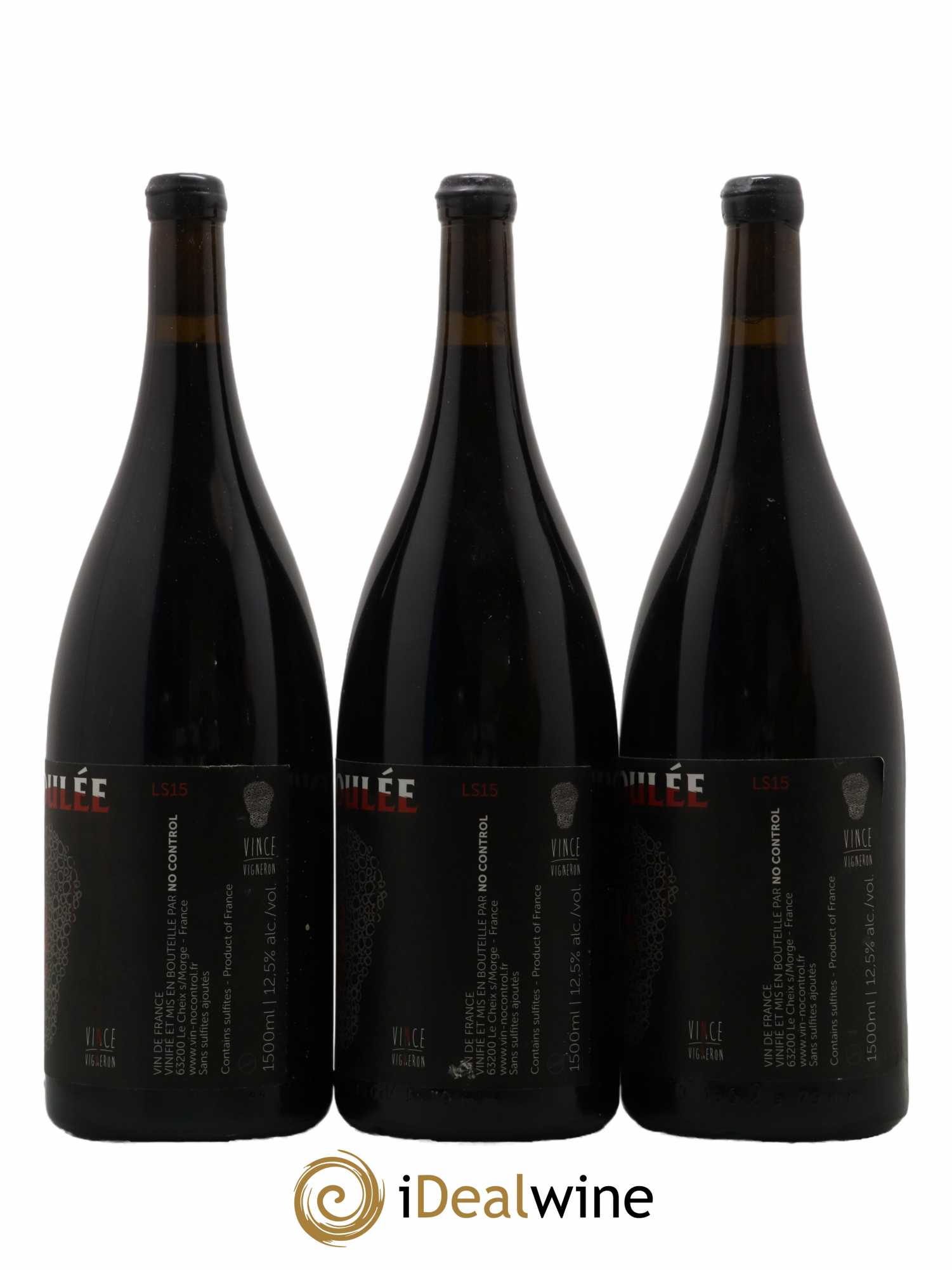 Vin de France La Coulée Vincent Marie - No Control 2015 - Lot de 3 magnums - 1