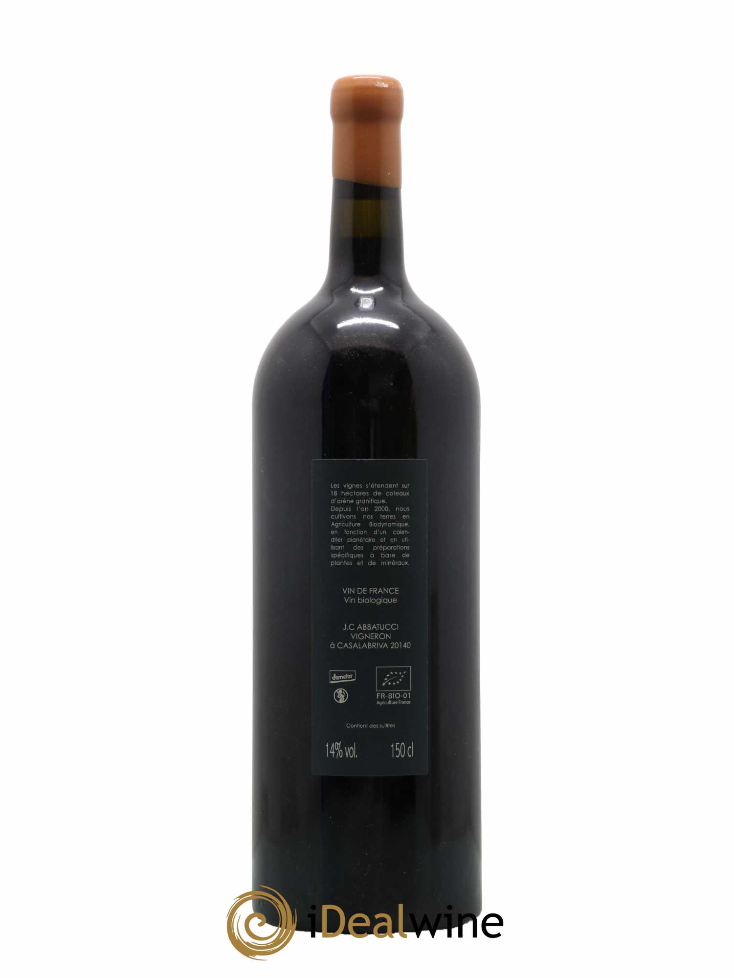 Vin de Corse Ministre Impérial Comte Abbatucci (Domaine) 2017 - Lot de 1 magnum - 1