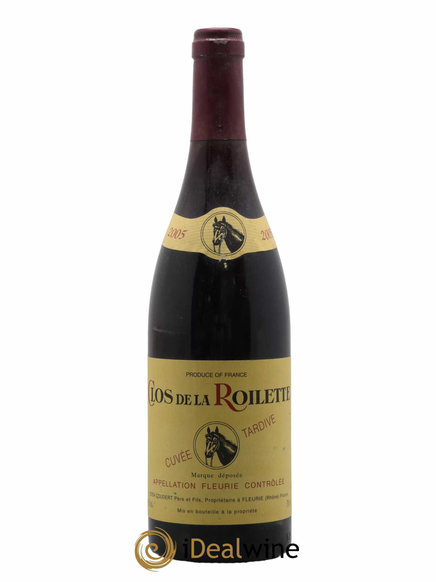 Fleurie Cuvée Tardive Clos de la Roilette 2005 - Lot de 1 bouteille - 0