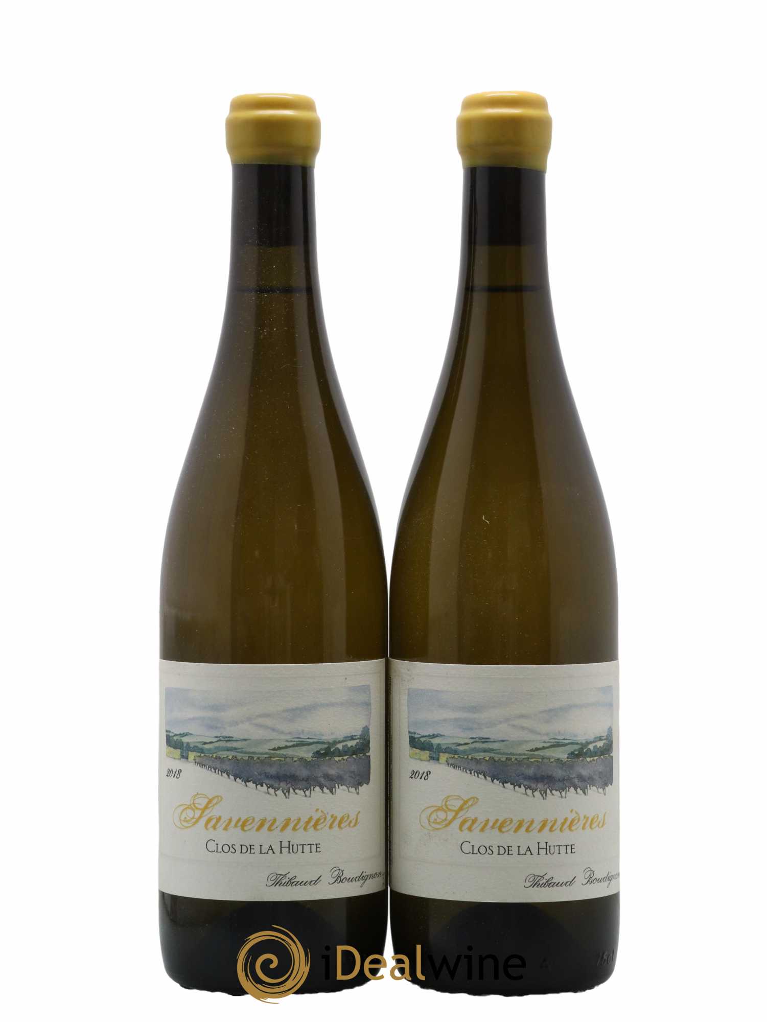 Savennières Clos de la Hutte Thibaud Boudignon 2018 - Lot de 2 bouteilles - 0