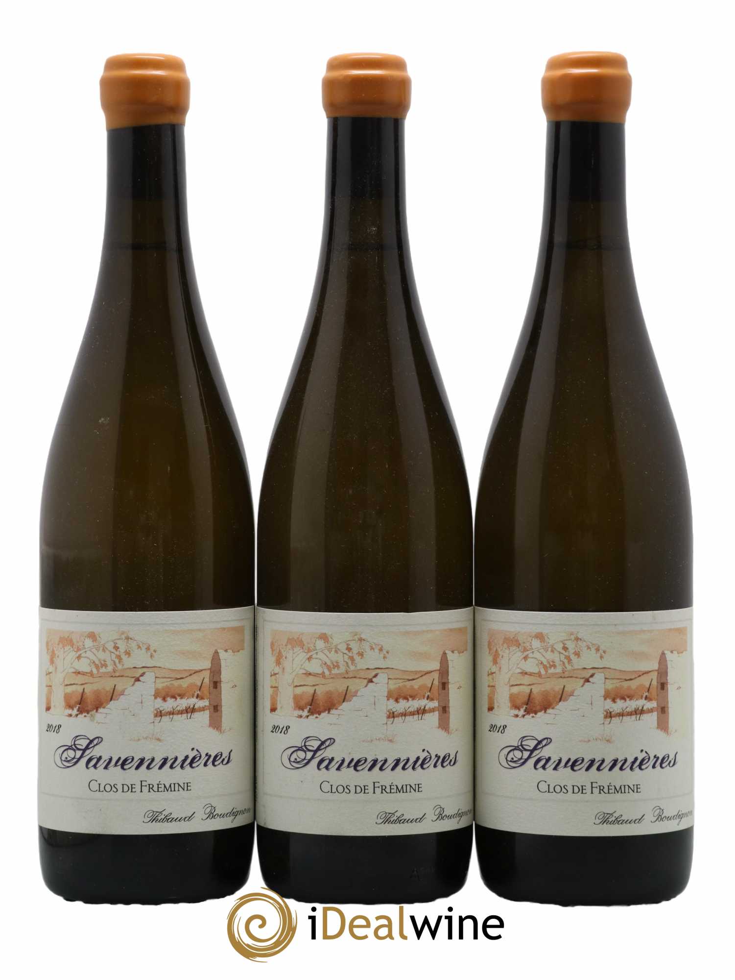 Savennières Clos de Frémine Thibaud Boudignon 2018 - Lot de 3 bouteilles - 0