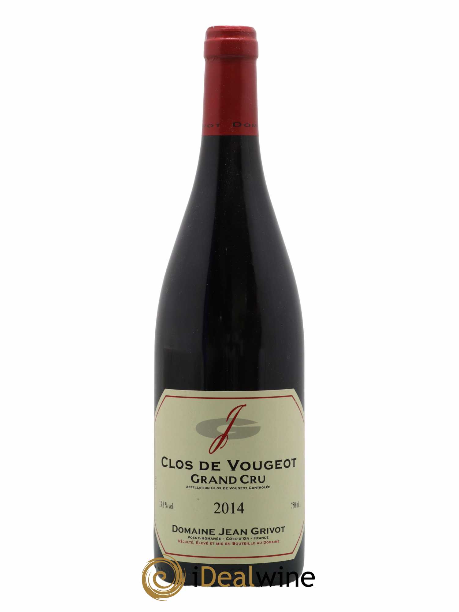 Clos de Vougeot Grand Cru Jean Grivot 2014 - Lot de 1 bouteille - 0