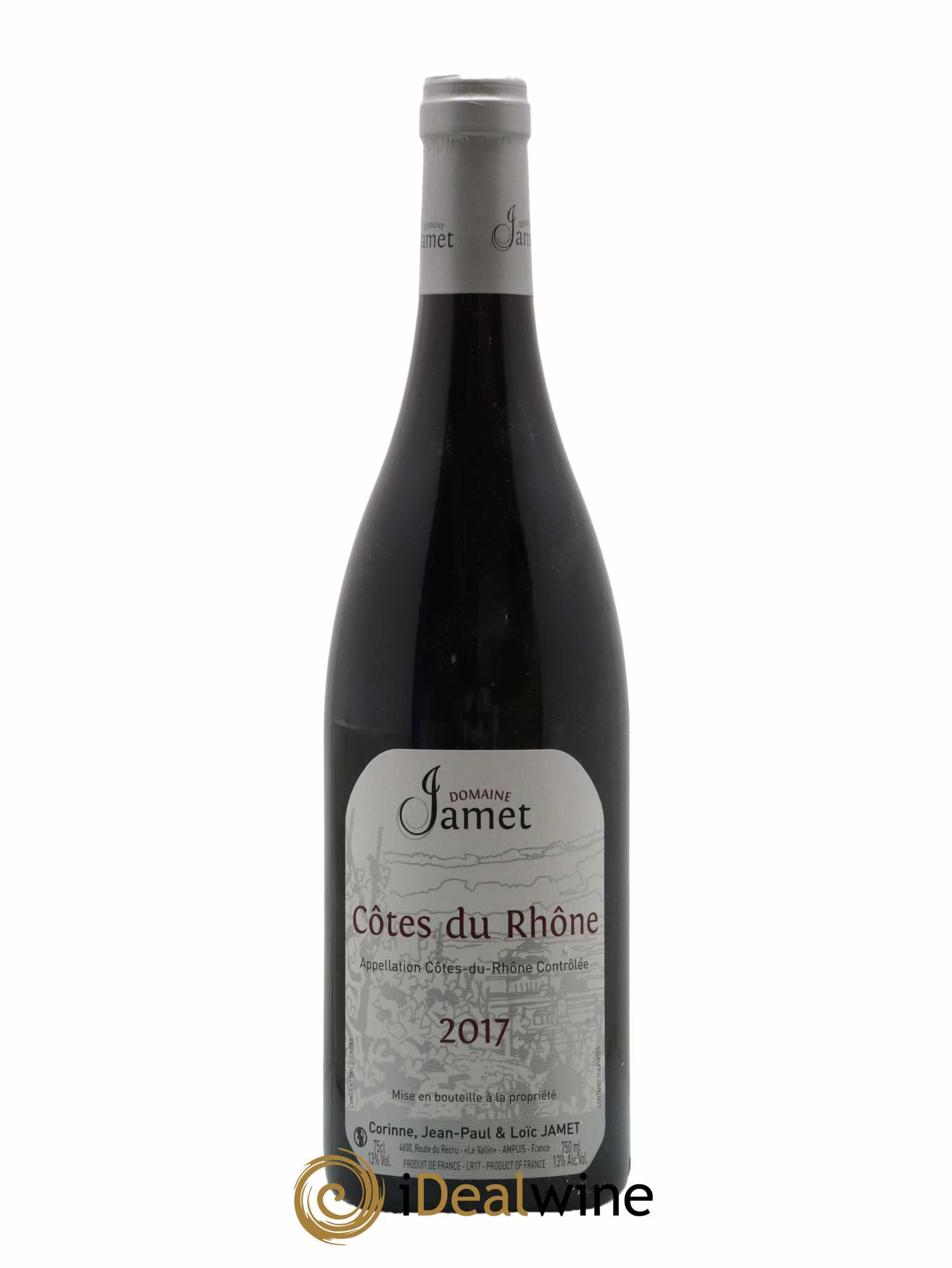 Côtes-du-Rhône Jamet (Domaine) 2017 - Lot de 1 bouteille - 0