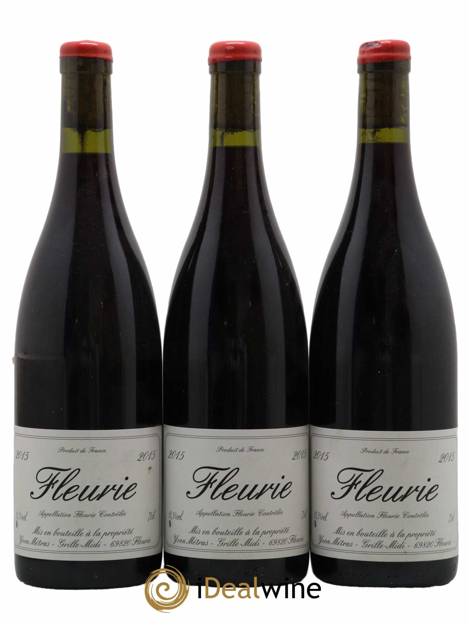 Fleurie Yvon Métras 2015 - Lot de 3 bouteilles - 0