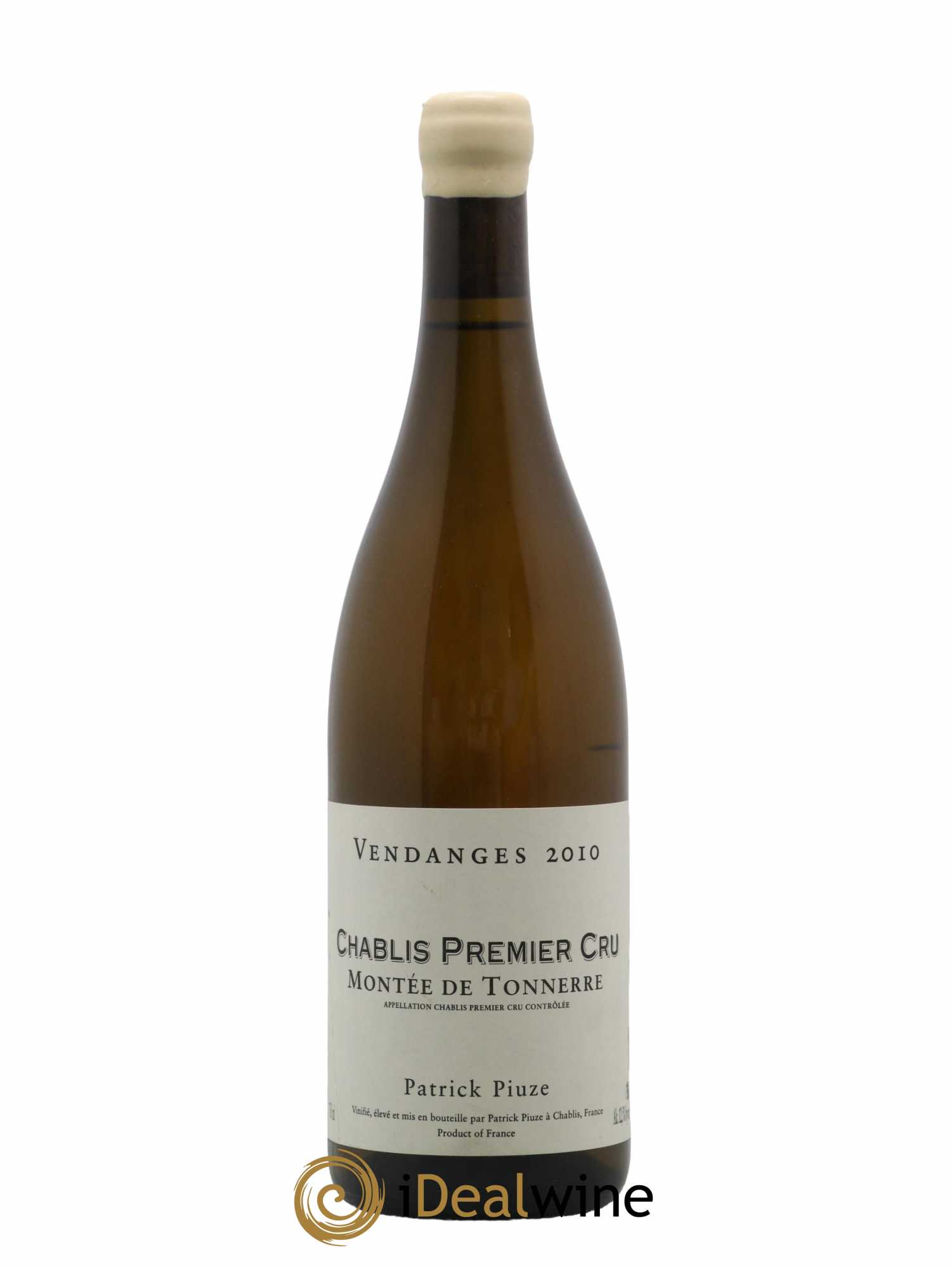 Chablis 1er Cru Montée de Tonnerre Patrick Piuze (Domaine) 2010 - Lot de 1 bouteille - 0