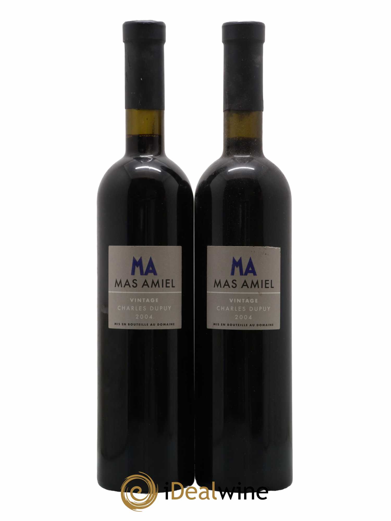 Maury Mas Amiel Vintage Charles Dupuy 2004 - Lot de 2 bouteilles - 0
