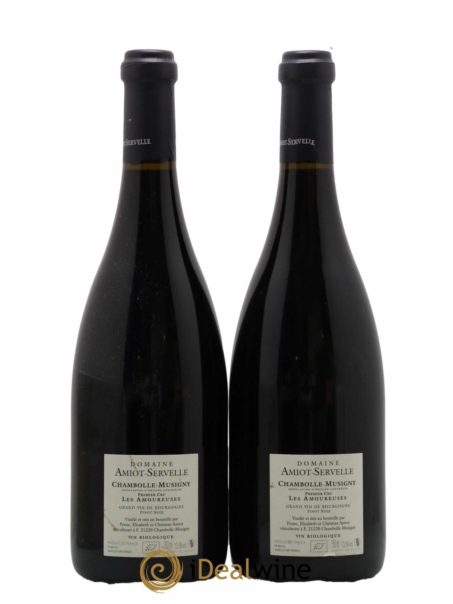 Chambolle-Musigny 1er Cru Les Amoureuses Amiot-Servelle 2015 - Lot de 2 bouteilles - 1