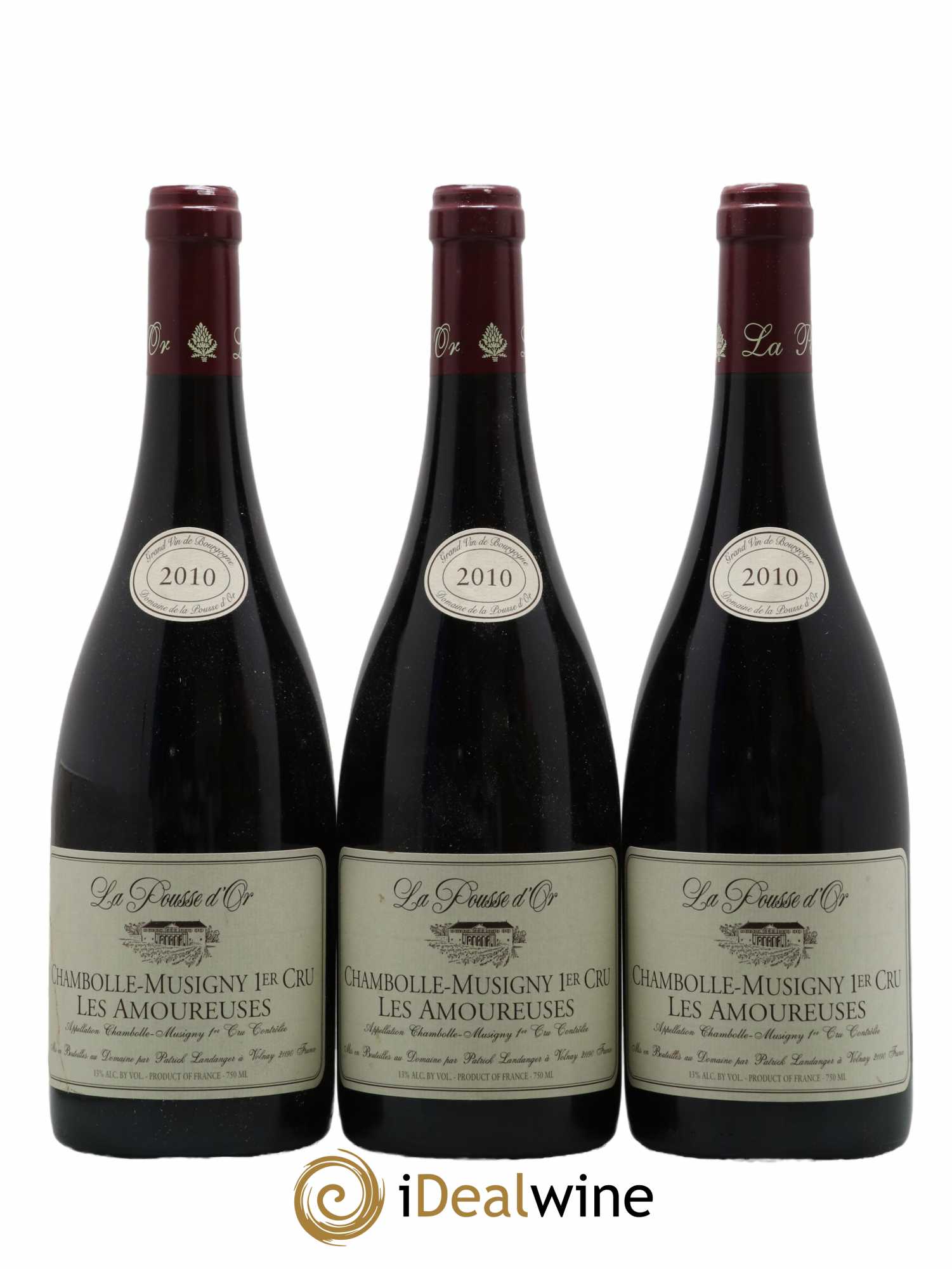 Chambolle-Musigny 1er Cru Les Amoureuses La Pousse d'Or (Domaine de) 2010 - Lot de 3 bouteilles - 0