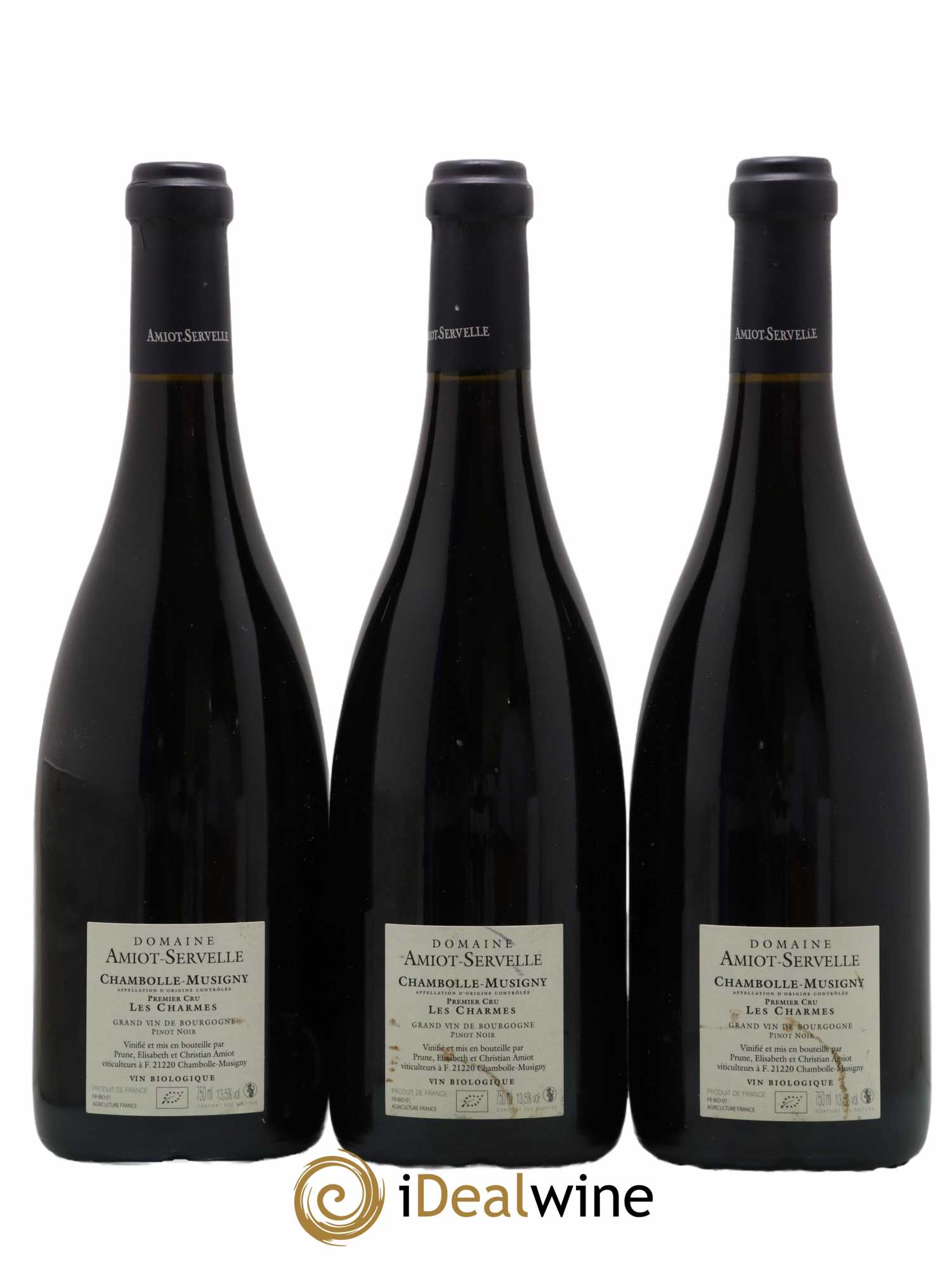 Chambolle-Musigny 1er Cru Les Charmes Amiot-Servelle 2015 - Lot de 3 bouteilles - 1