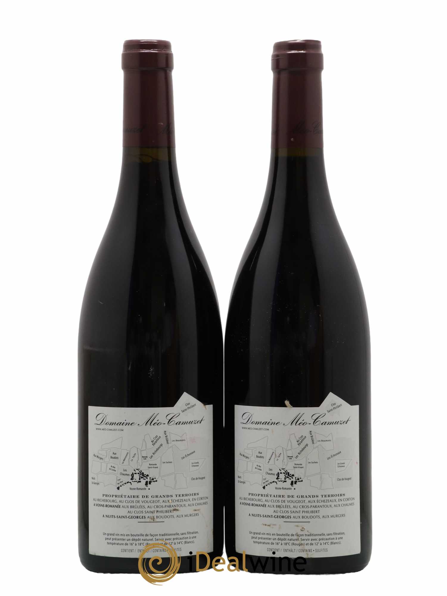 Clos de Vougeot Grand Cru Méo-Camuzet (Domaine) 2010 - Lot de 2 bouteilles - 1