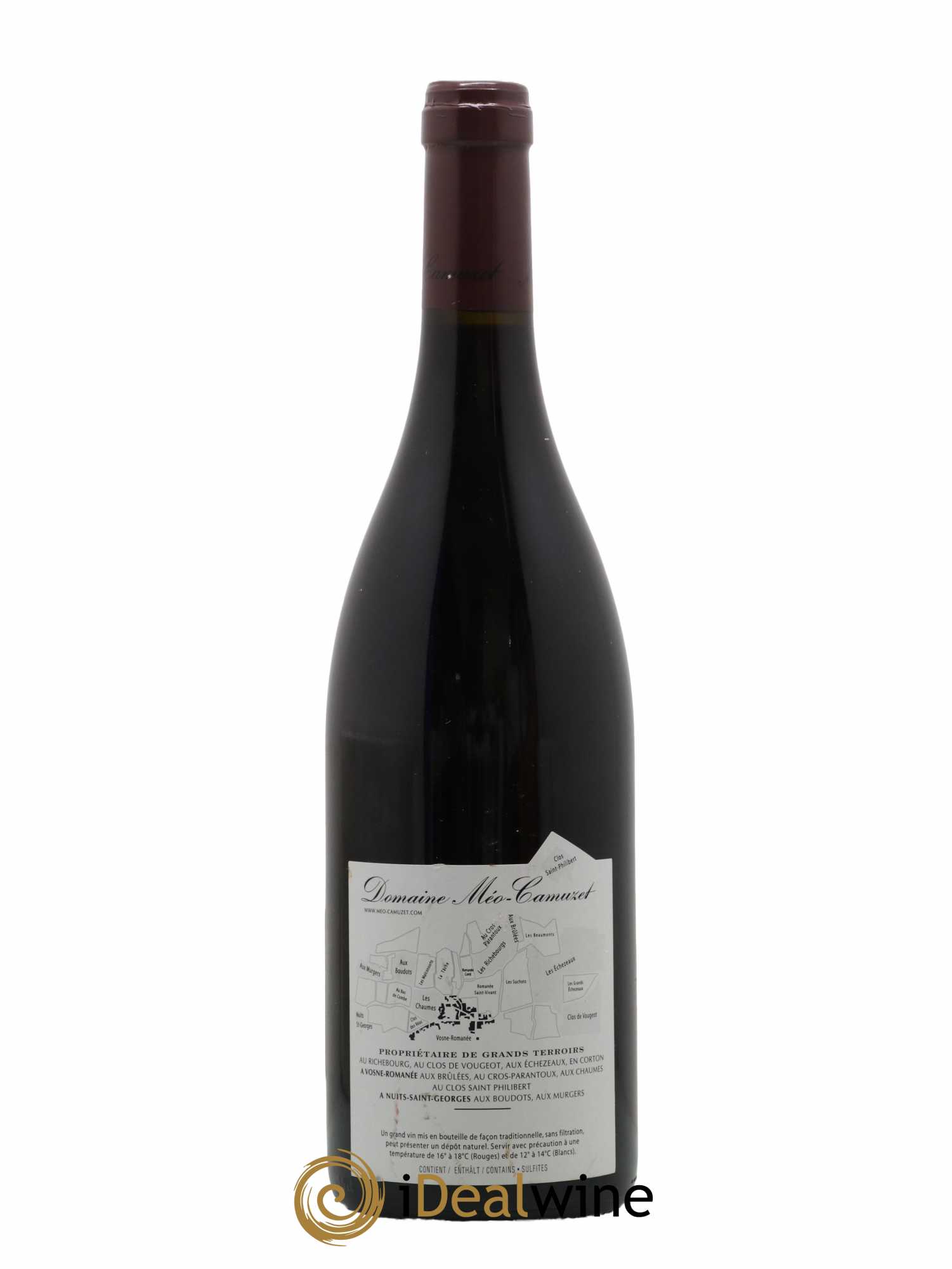 Vosne-Romanée 1er Cru Les Chaumes Méo-Camuzet (Domaine) 2010 - Lot de 1 bouteille - 1