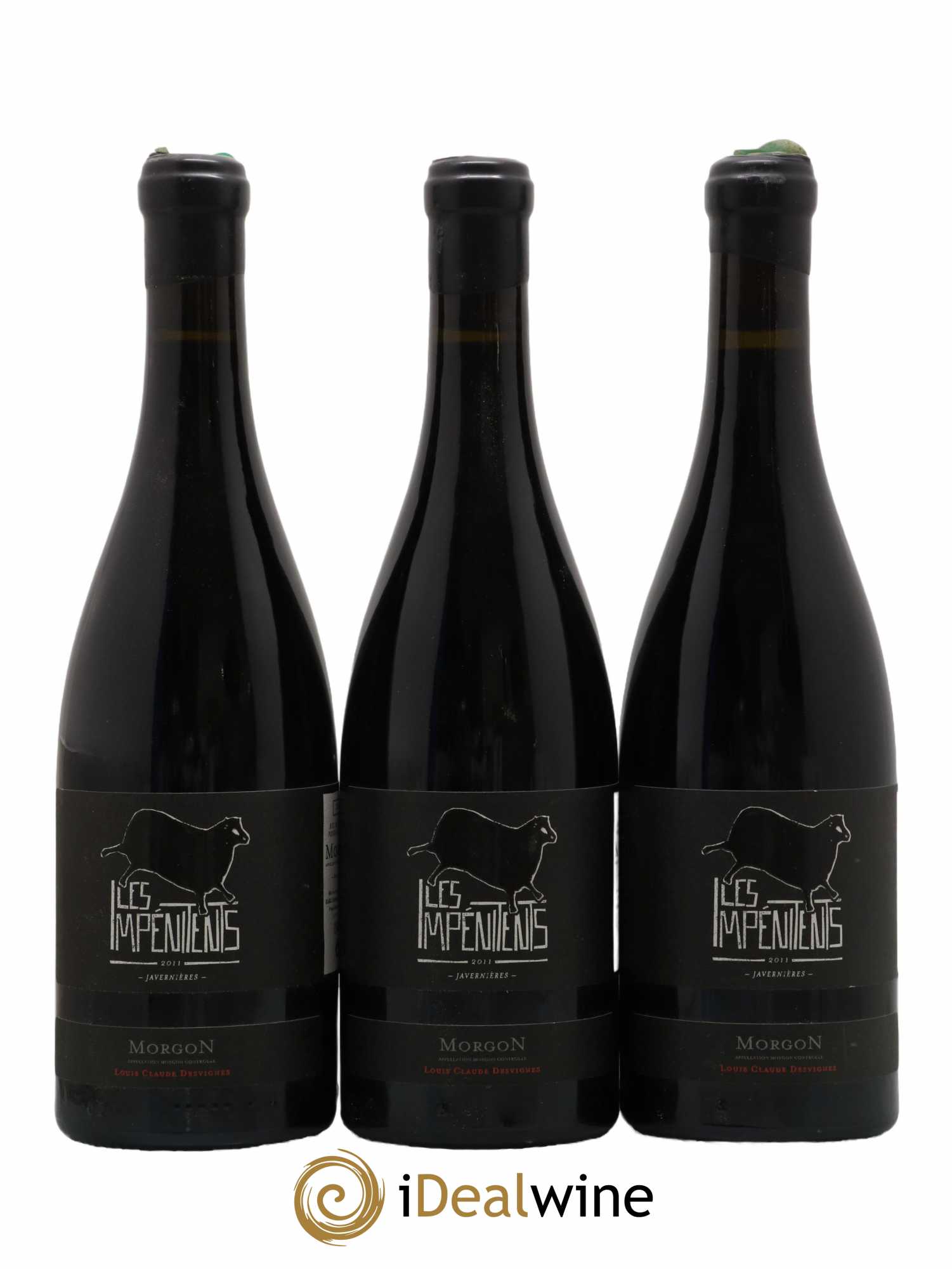 Morgon Javernières Les Impénitents Louis-Claude Desvignes 2011 - Lot de 3 bouteilles - 0