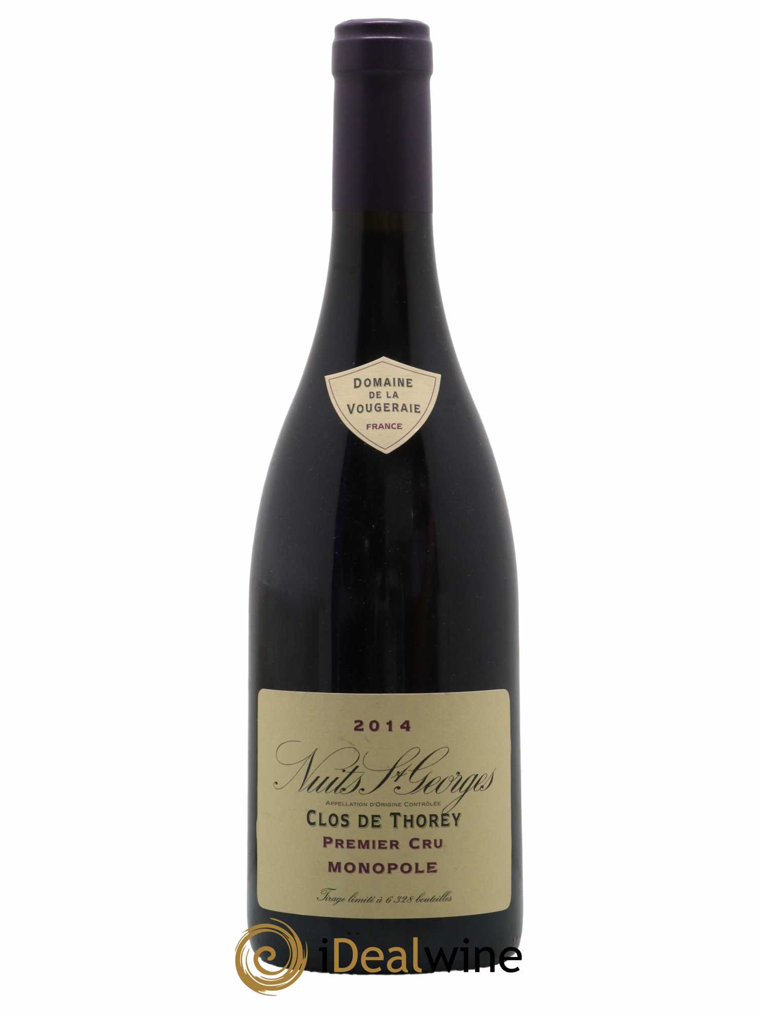 Nuits-Saint-Georges 1er Cru Clos de Thorey La Vougeraie 2014 - Lot de 1 bouteille - 0