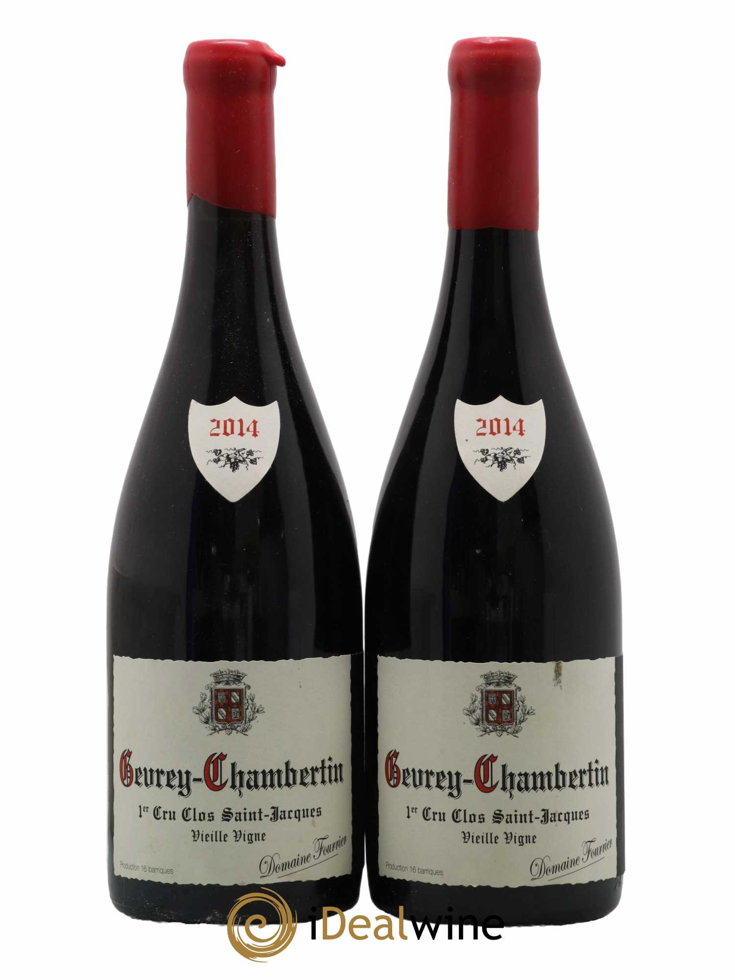 Gevrey-Chambertin 1er Cru Clos Saint-Jacques Vieille Vigne Fourrier (Domaine) 2014 - Lot de 2 bouteilles - 0