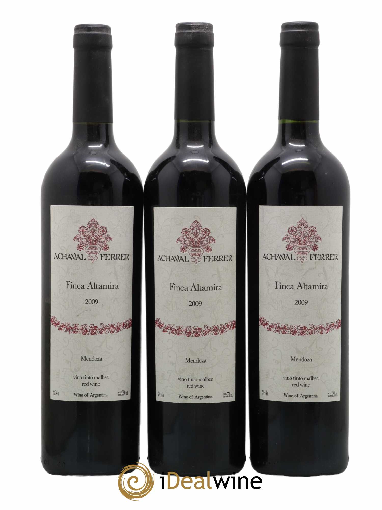 Mendoza Achaval Ferrer Finca Altamira 2009 - Lot de 3 bouteilles - 0