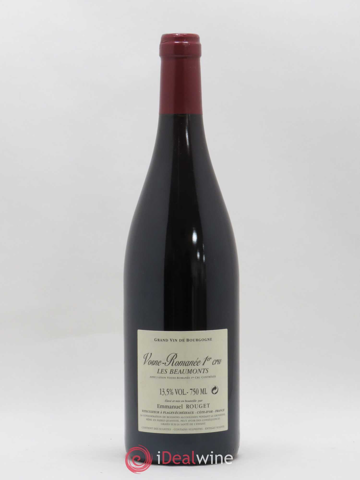 Vosne-Romanée 1er Cru Les Beaumonts Emmanuel Rouget 2009 - Lot de 1 bouteille - 1