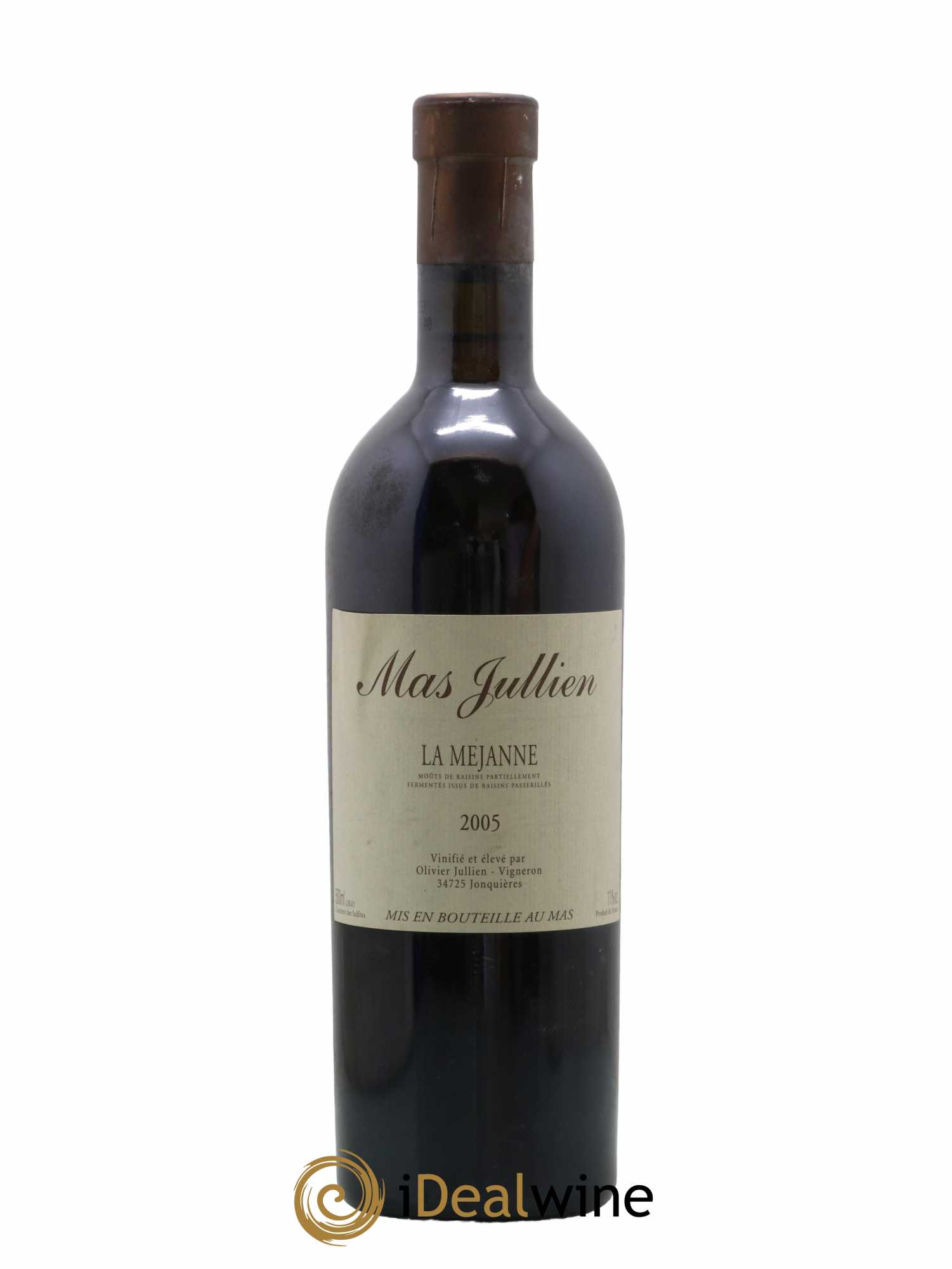 Moût de raisins partiellement fermenté issu de raisins passerillés La Mejanne Mas Jullien - Olivier Jullien 2005 - Posten von 1 Flasche - 0