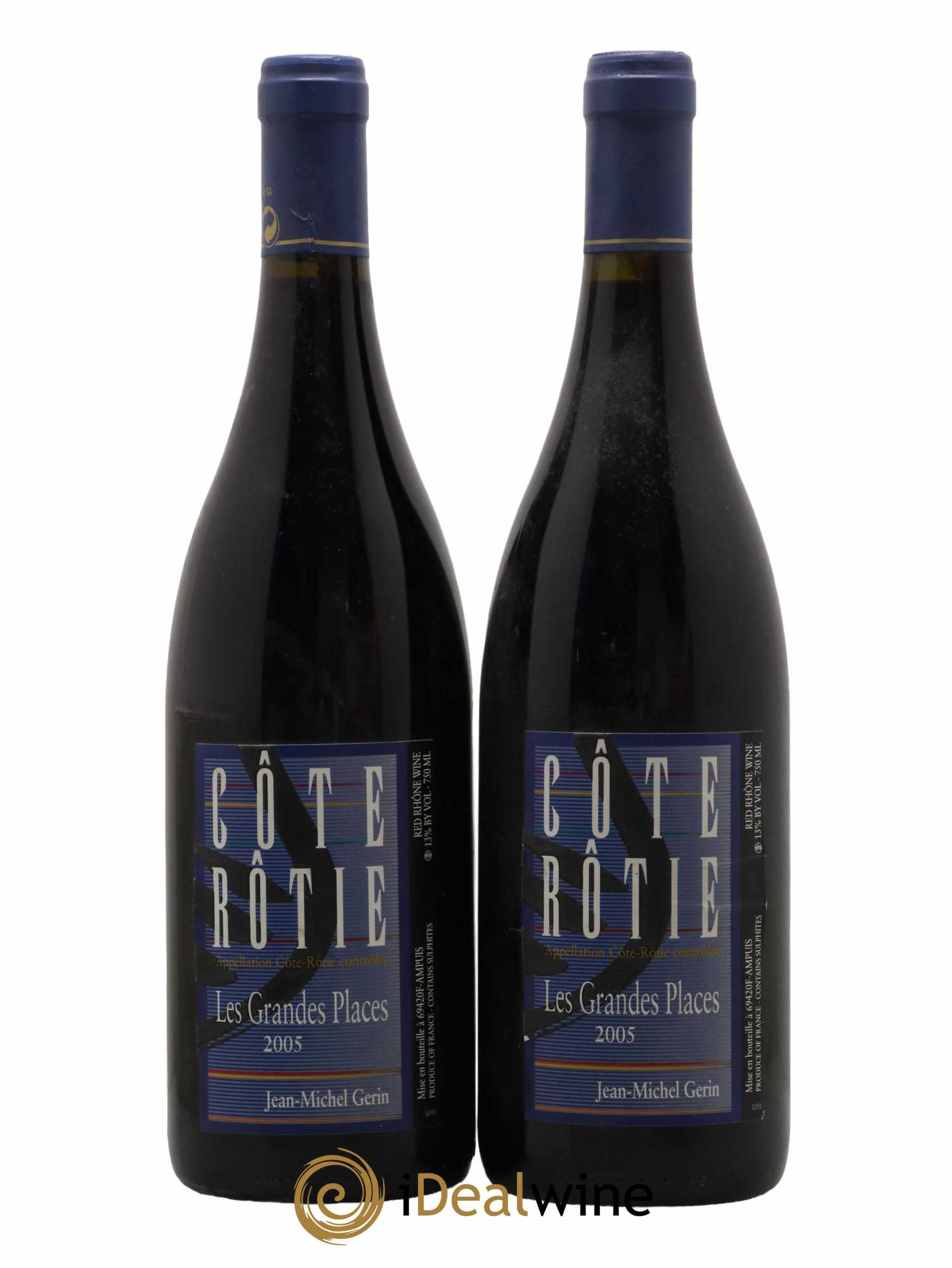 Côte-Rôtie Les Grandes Places Jean-Michel Gerin 2005 - Lot de 2 bouteilles - 0