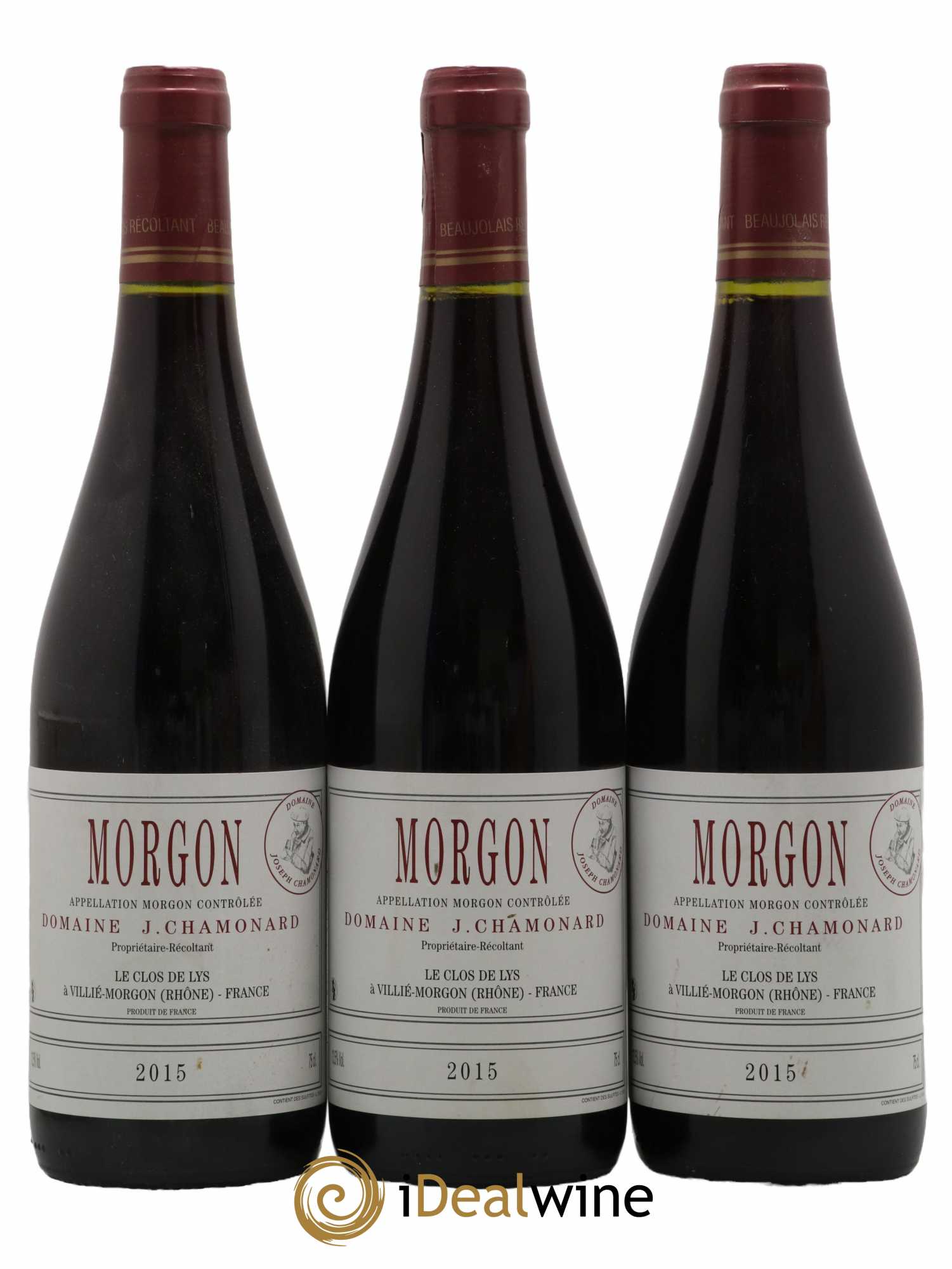 Morgon Joseph Chamonard (Domaine) 2015 - Lot de 3 bouteilles - 0