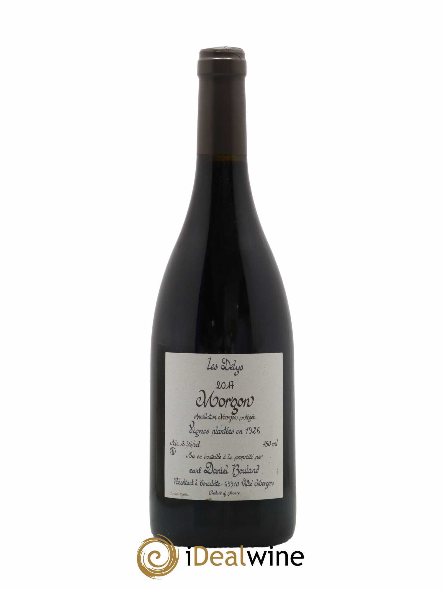 Morgon Les Delys Vielles Vignes de 1926 Daniel Bouland (Domaine) 2017 - Lot de 1 bouteille - 0