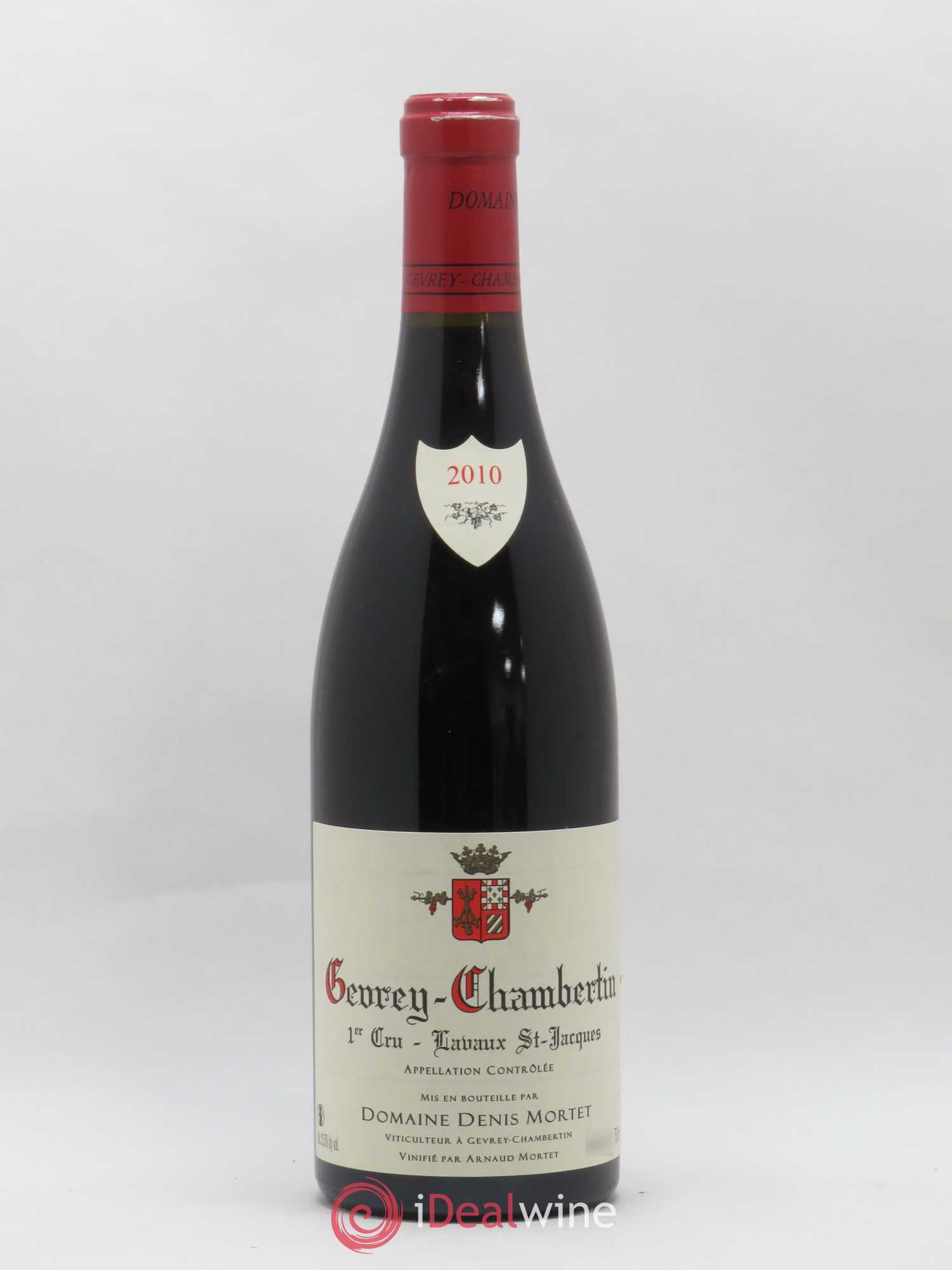 Gevrey-Chambertin 1er Cru Lavaux Saint Jacques Denis Mortet (Domaine) 2010 - Lot de 1 bouteille - 0