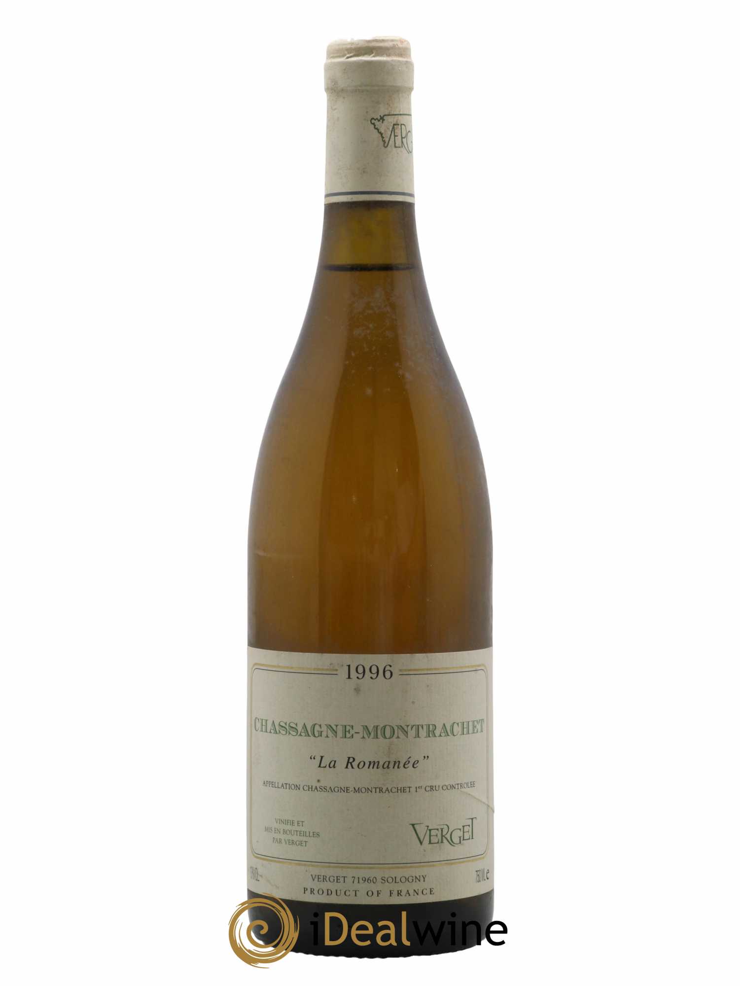 Chassagne-Montrachet 1er Cru La Romanée Verget 1996 - Lot de 1 bouteille - 0