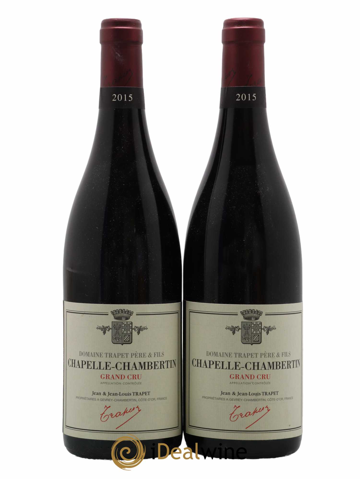 Chapelle-Chambertin Grand Cru Domaine Trapet 2015 - Lot de 2 bouteilles - 0
