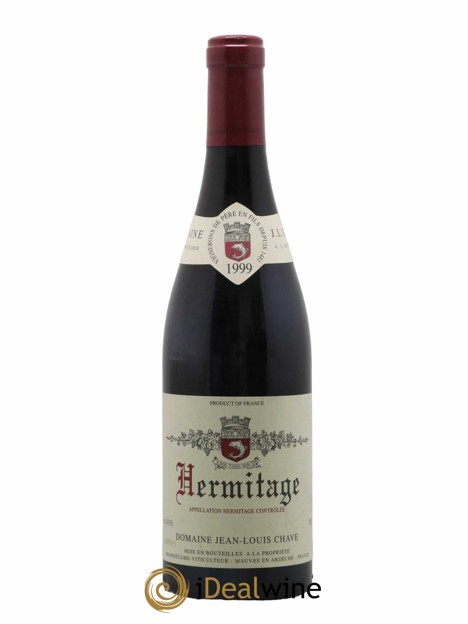 Hermitage Jean-Louis Chave 1999 - Lot de 1 bouteille - 0