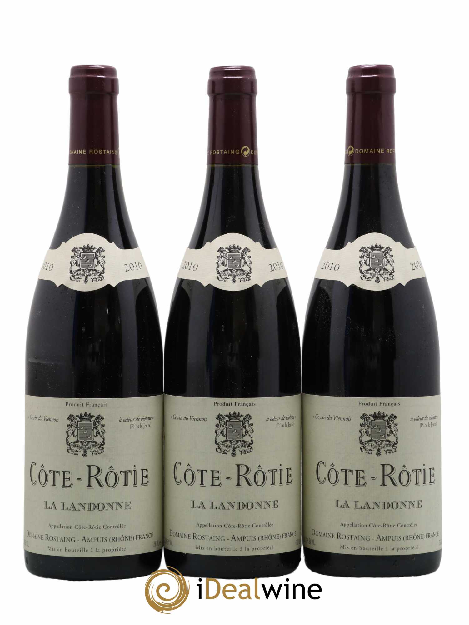 Côte-Rôtie La Landonne René Rostaing 2010 - Lot de 3 bouteilles - 0