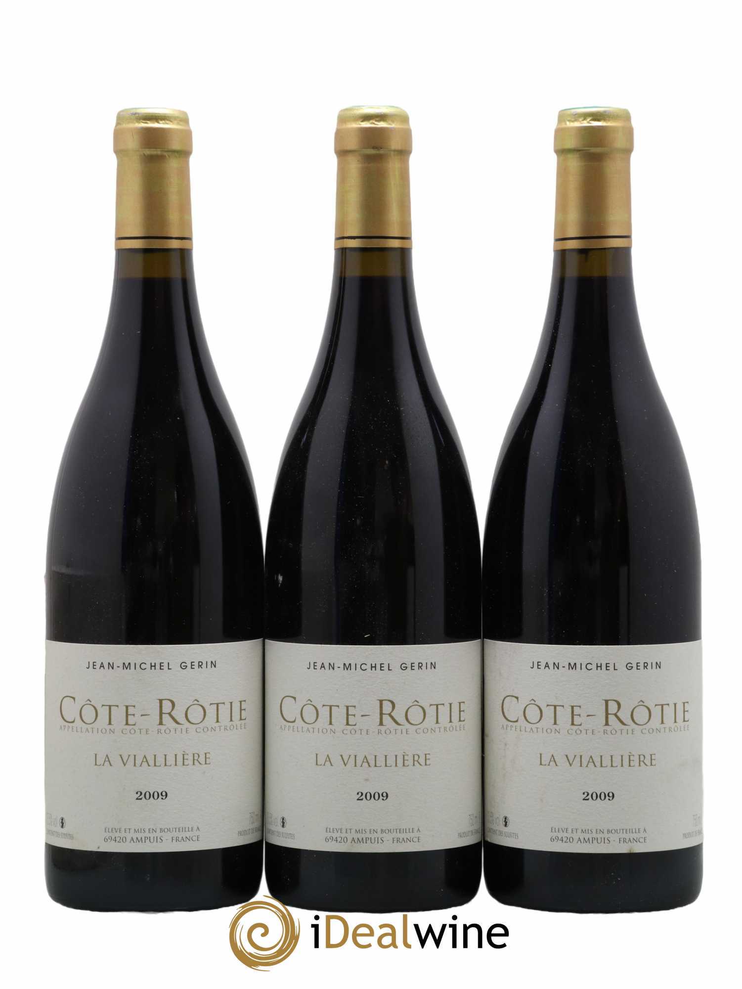 Côte-Rôtie La Viallière Jean-Michel Gerin 2009 - Lot de 3 bouteilles - 0