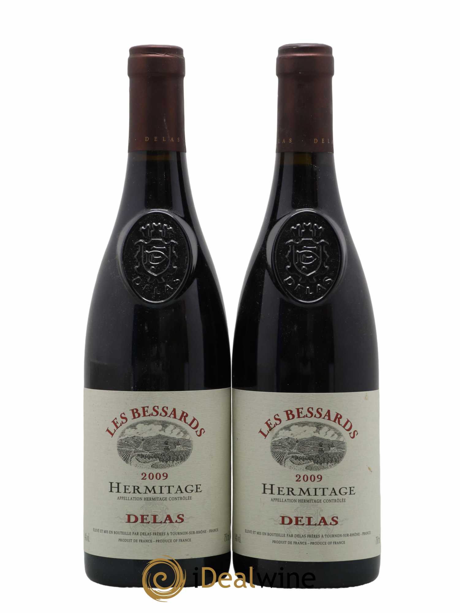 Hermitage Les Bessards Delas Frères 2009 - Lot de 2 bouteilles - 0