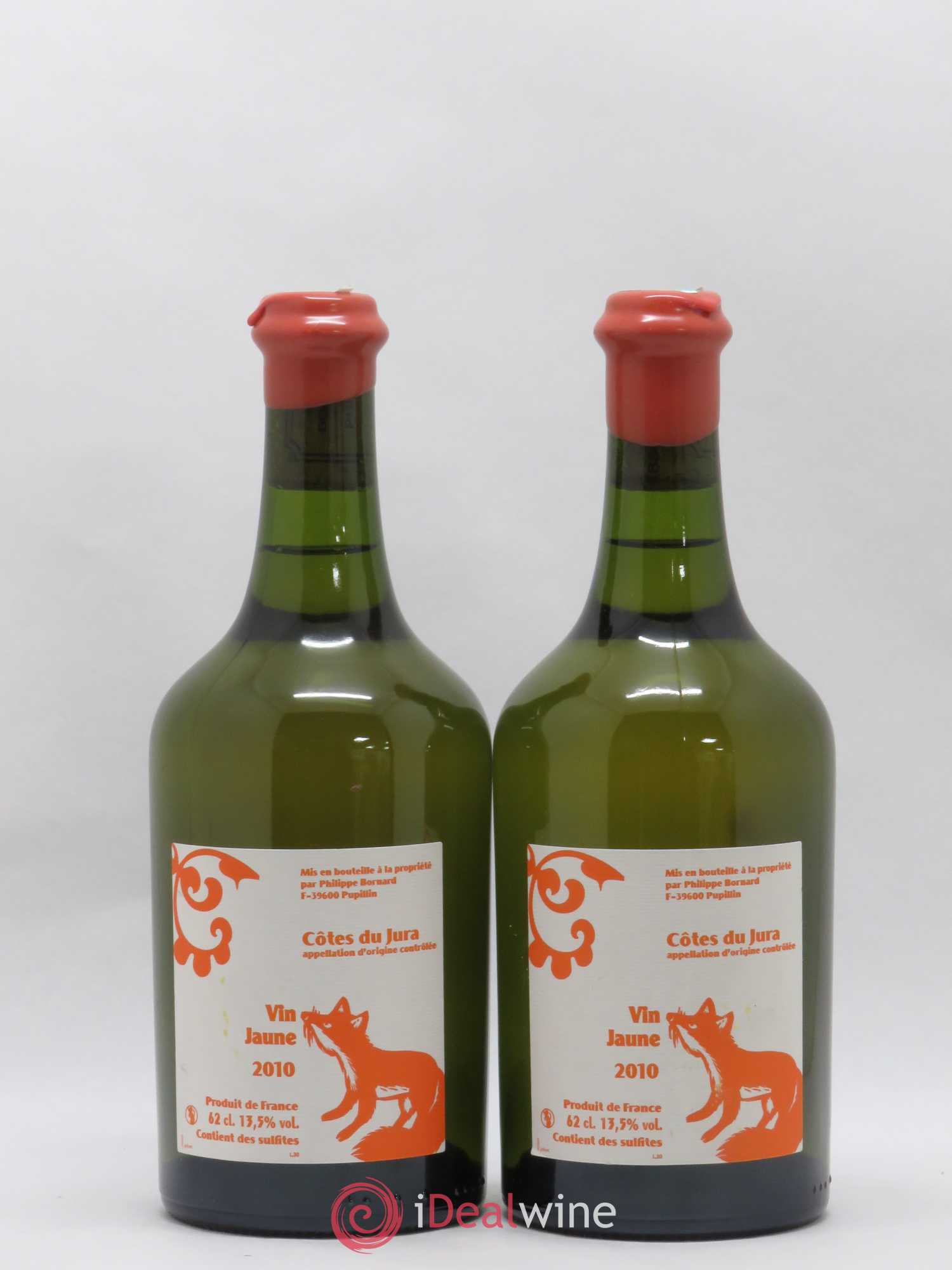 Côtes du Jura Vin Jaune Bornard 2010 - Lot de 2 bouteilles - 0