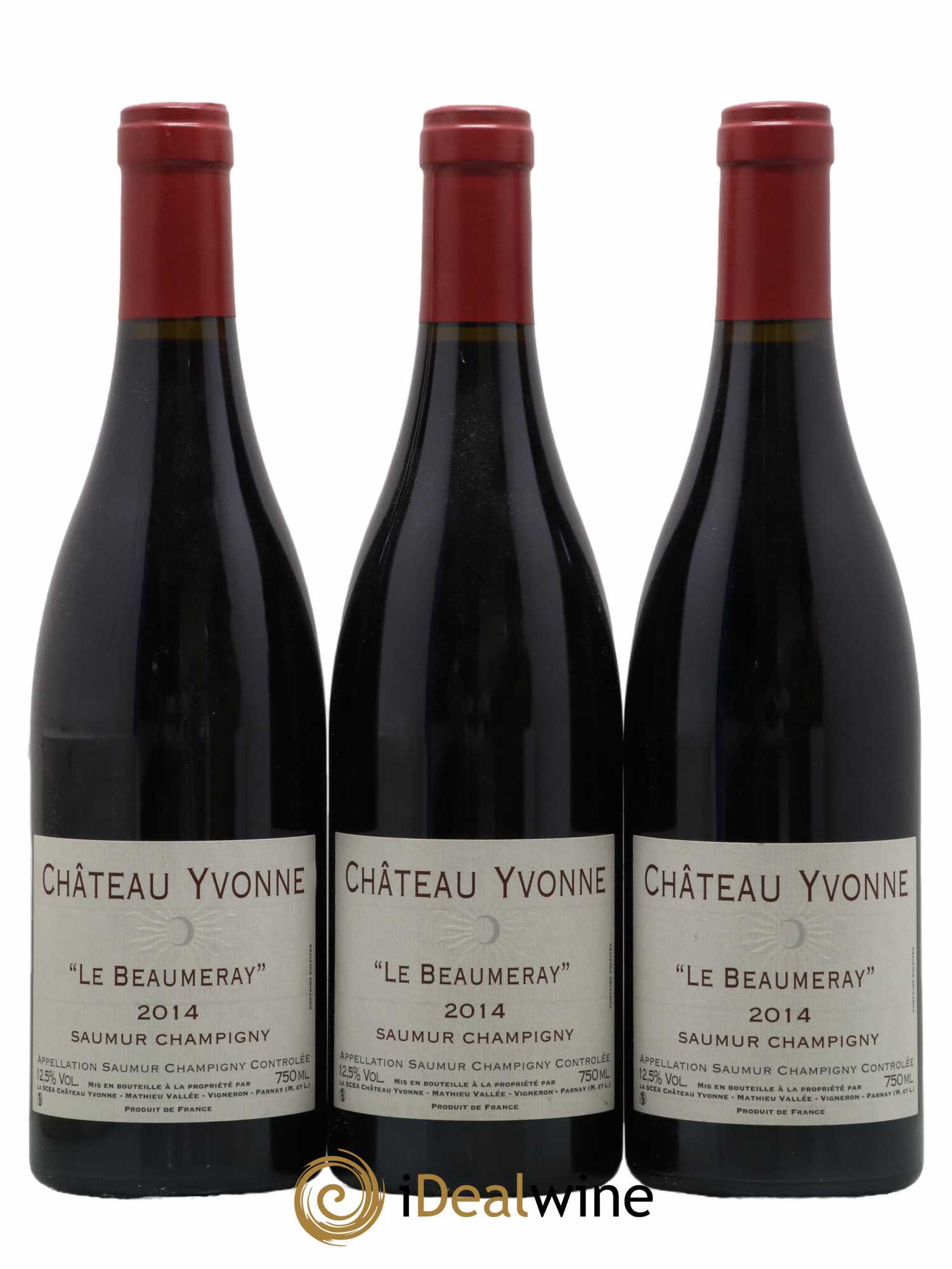 Saumur-Champigny Le Beaumeray Château Yvonne 2014 - Lot de 3 bouteilles - 0