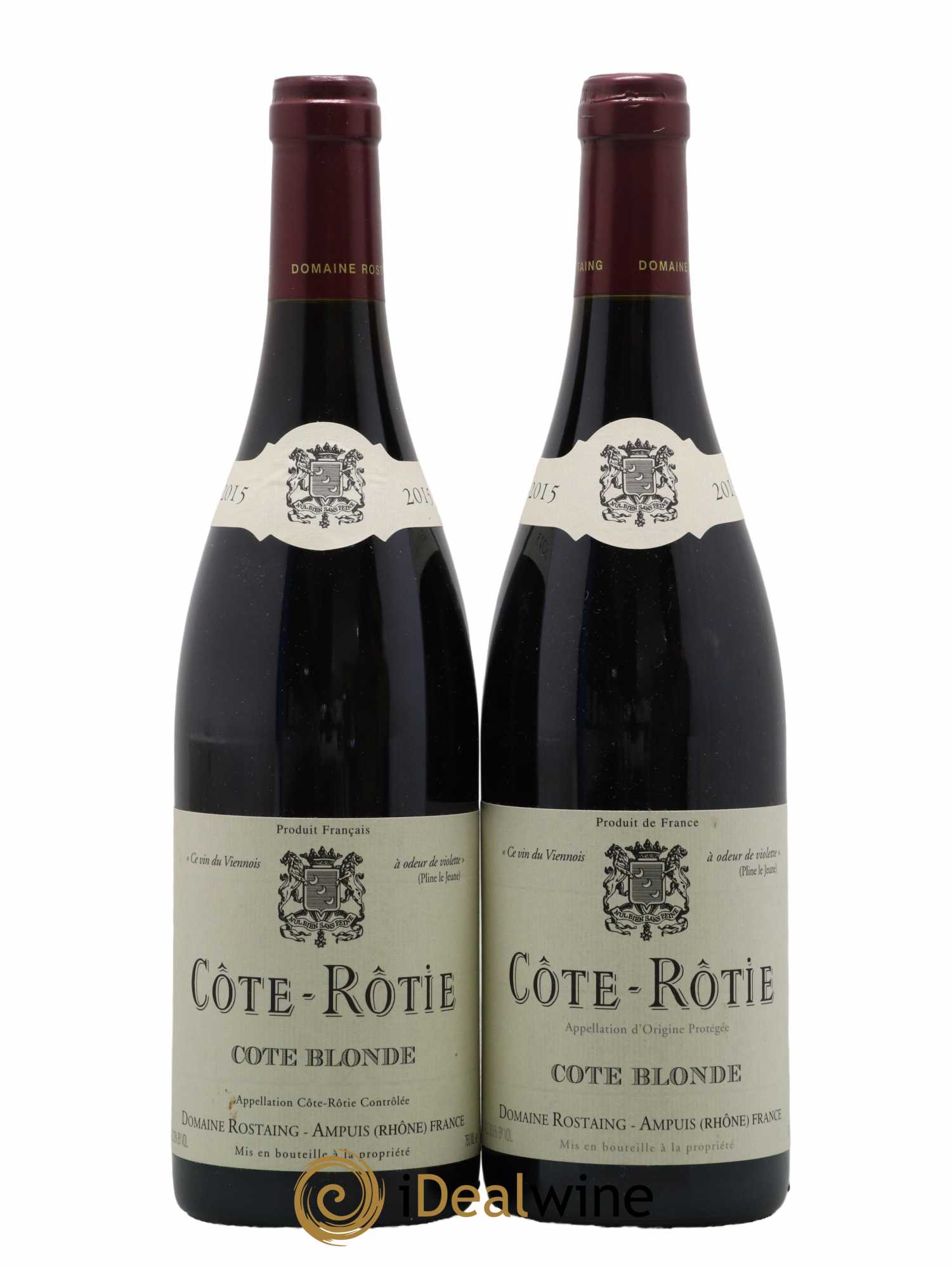Côte-Rôtie Côte Blonde René Rostaing 2015 - Lot de 2 bouteilles - 0