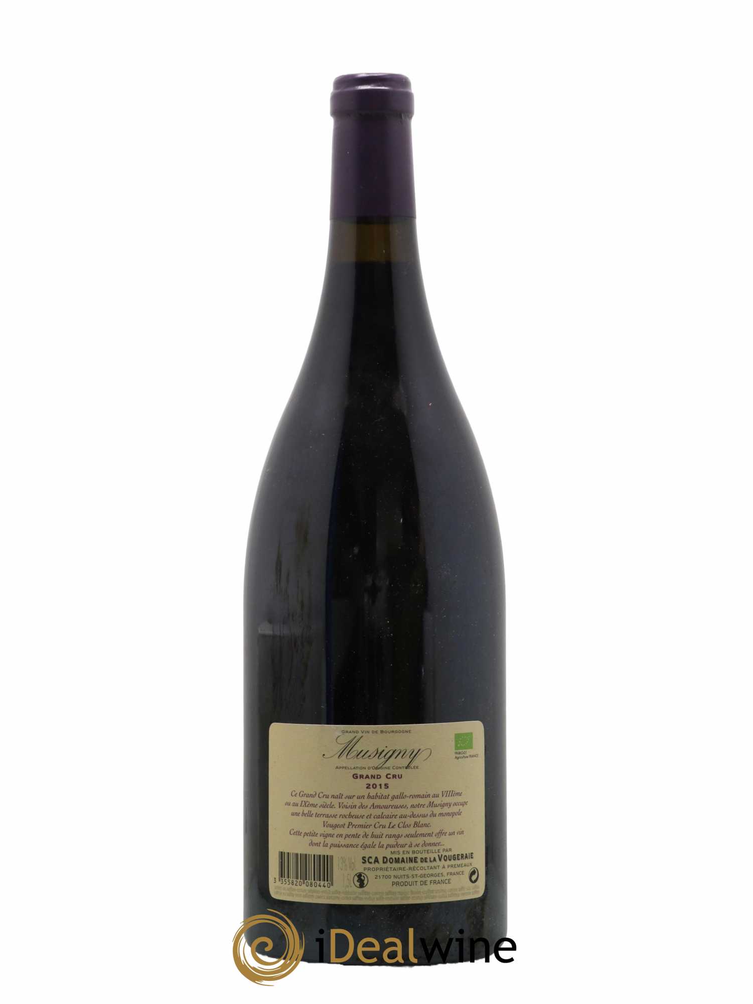 Musigny Grand Cru La Vougeraie 2015 - Lot de 1 magnum - 1