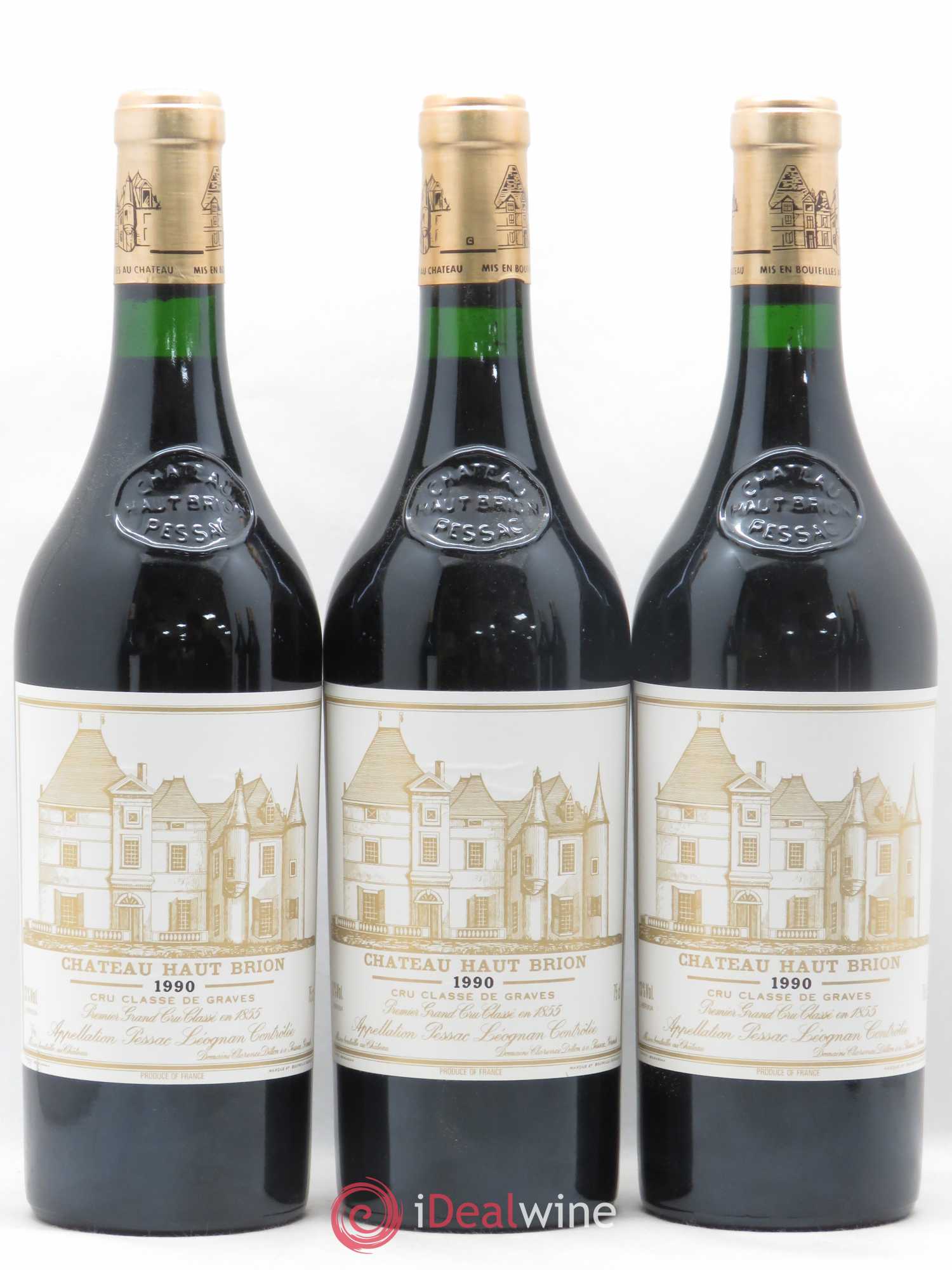 Château Haut Brion 1er Grand Cru Classé 1990 - Lot de 6 bouteilles - 1