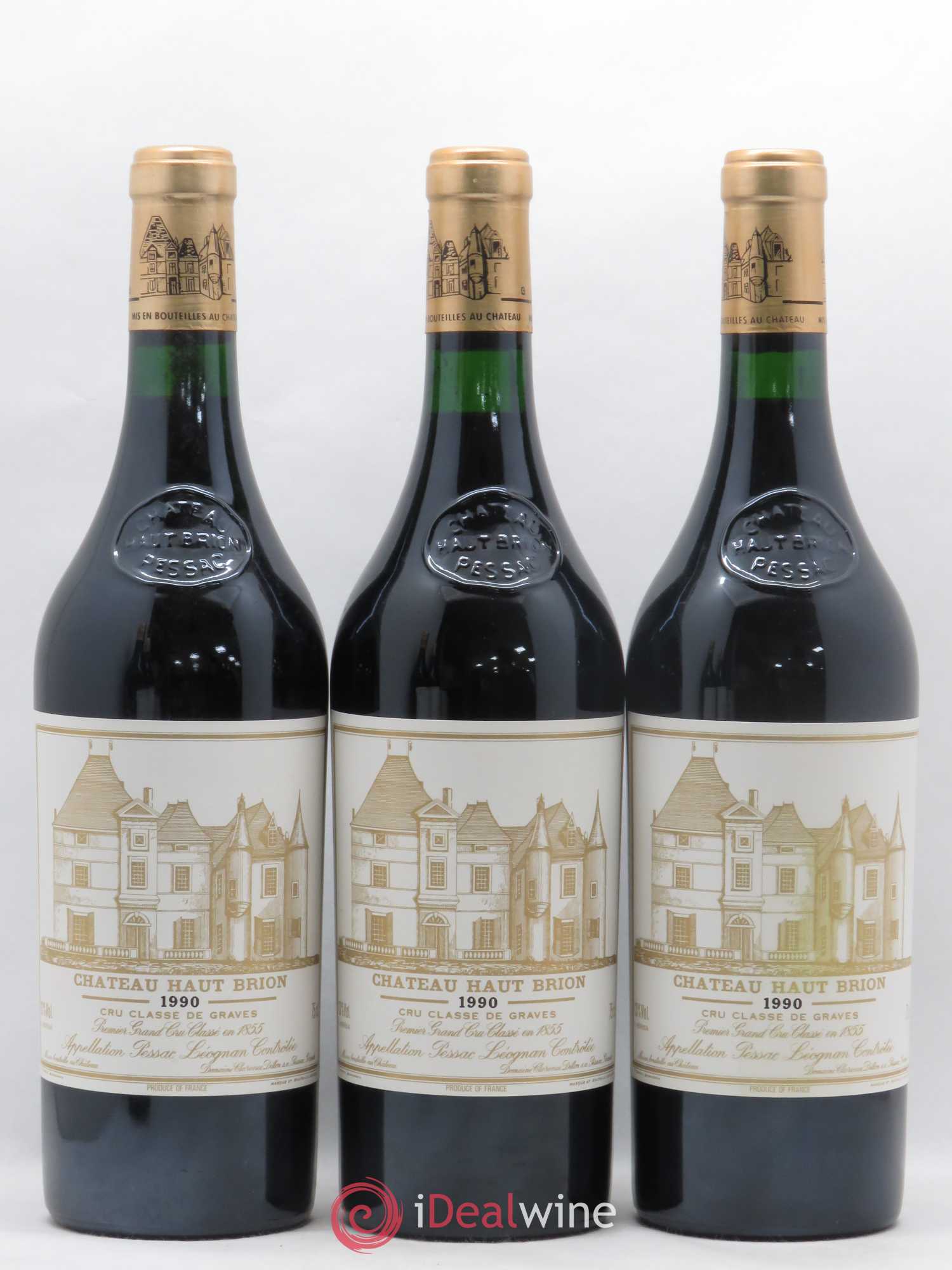 Château Haut Brion 1er Grand Cru Classé 1990 - Lot de 5 bouteilles - 1