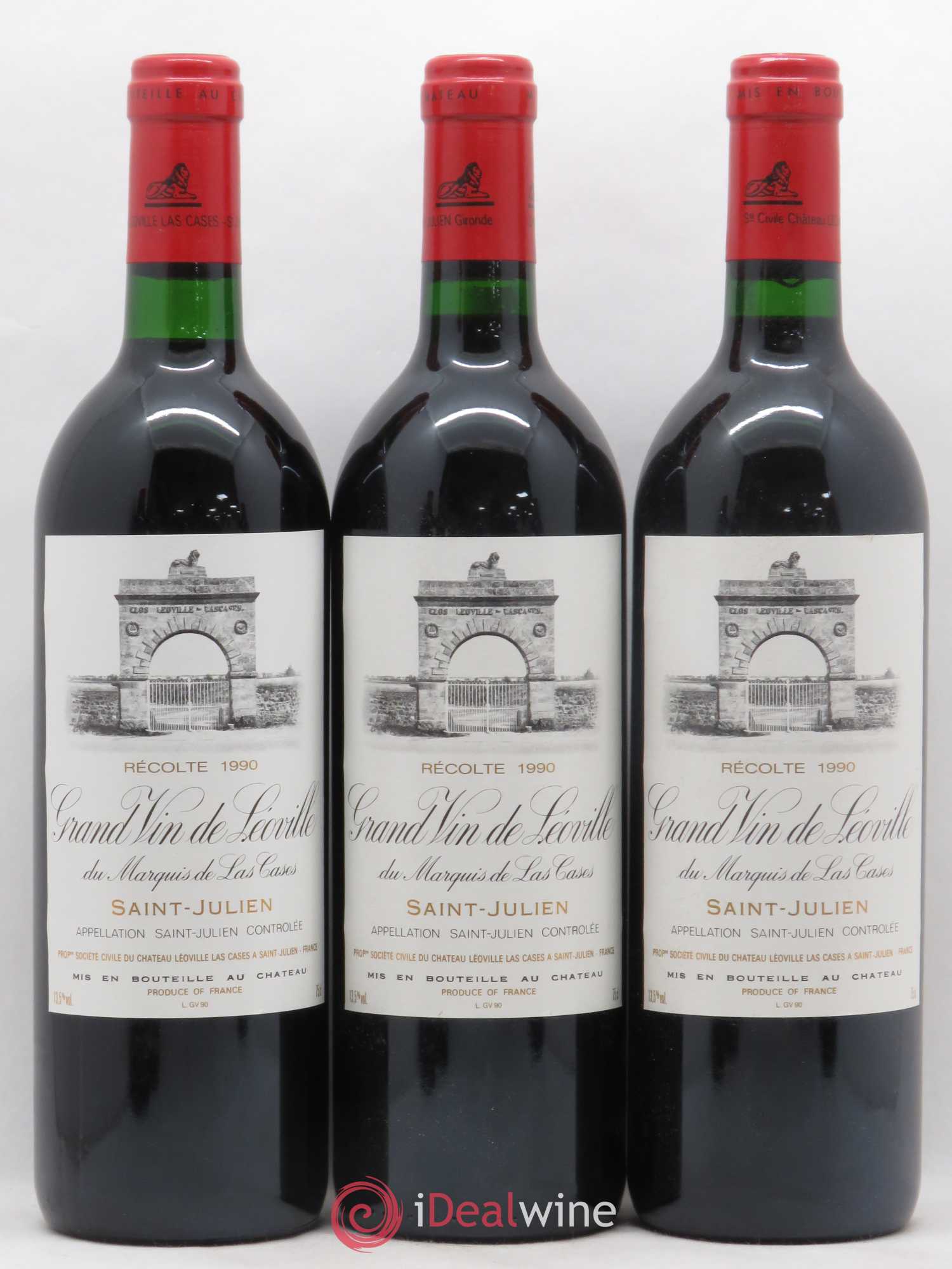 Château Léoville Las Cases 2ème Grand Cru Classé 1990 - Lot de 6 bouteilles - 2