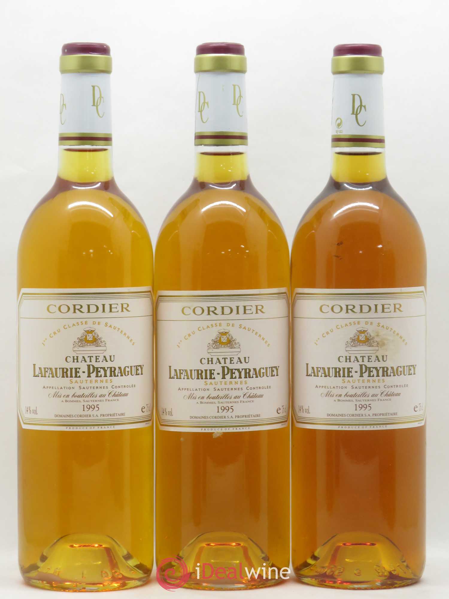 Château Lafaurie-Peyraguey 1er Grand Cru Classé 1995 - Lotto di 6 bottiglie - 2