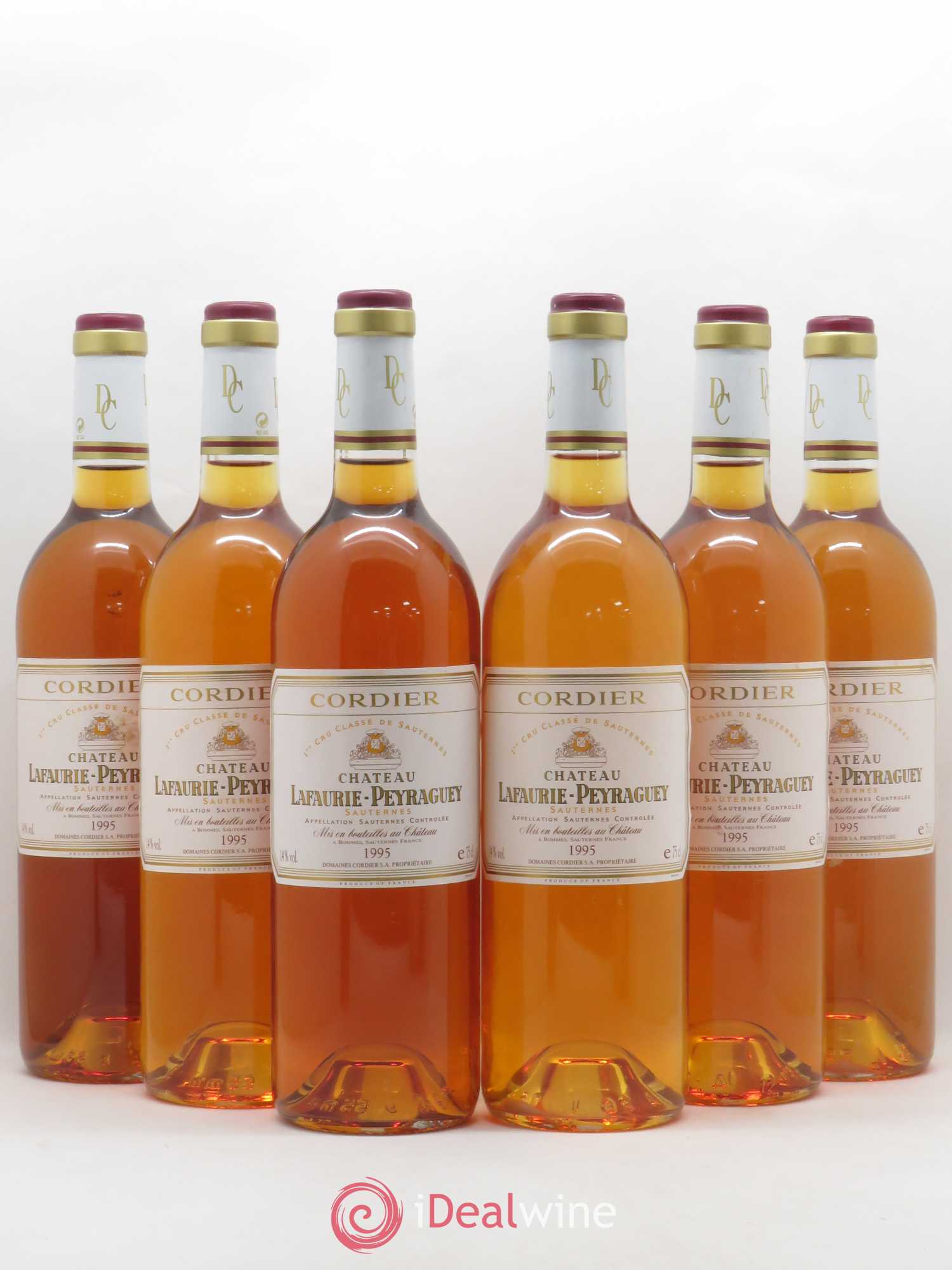 Château Lafaurie-Peyraguey 1er Grand Cru Classé 1995 - Lotto di 6 bottiglie - 0