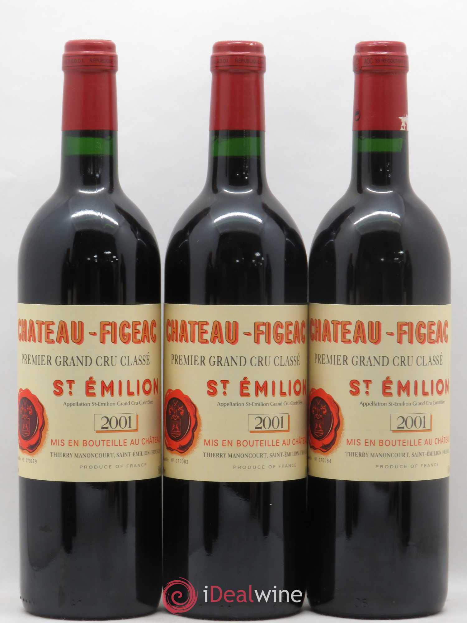 Château Figeac 1er Grand Cru Classé A 2001 - Lot de 6 bouteilles - 2
