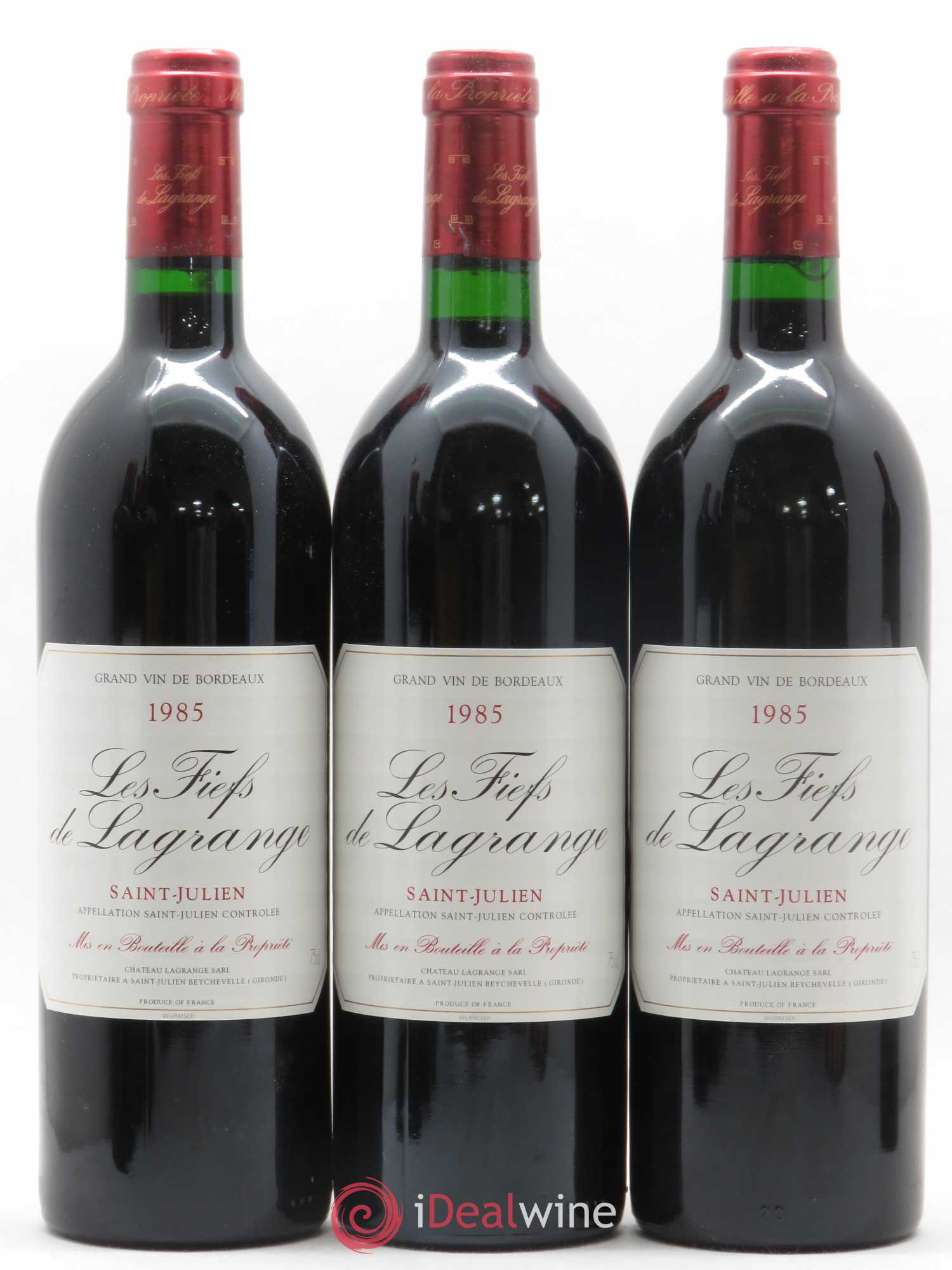 Les Fiefs de Lagrange Second Vin 1985 - Lot de 12 bouteilles - 1