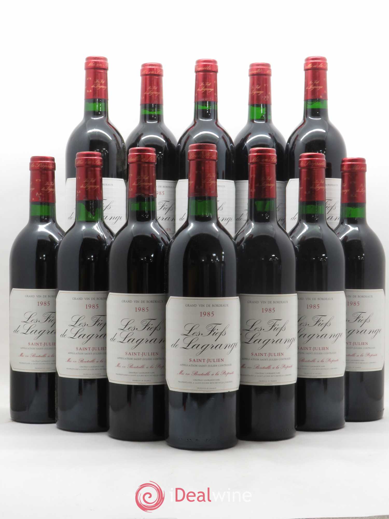 Les Fiefs de Lagrange Second Vin 1985 - Lot de 12 bouteilles - 0
