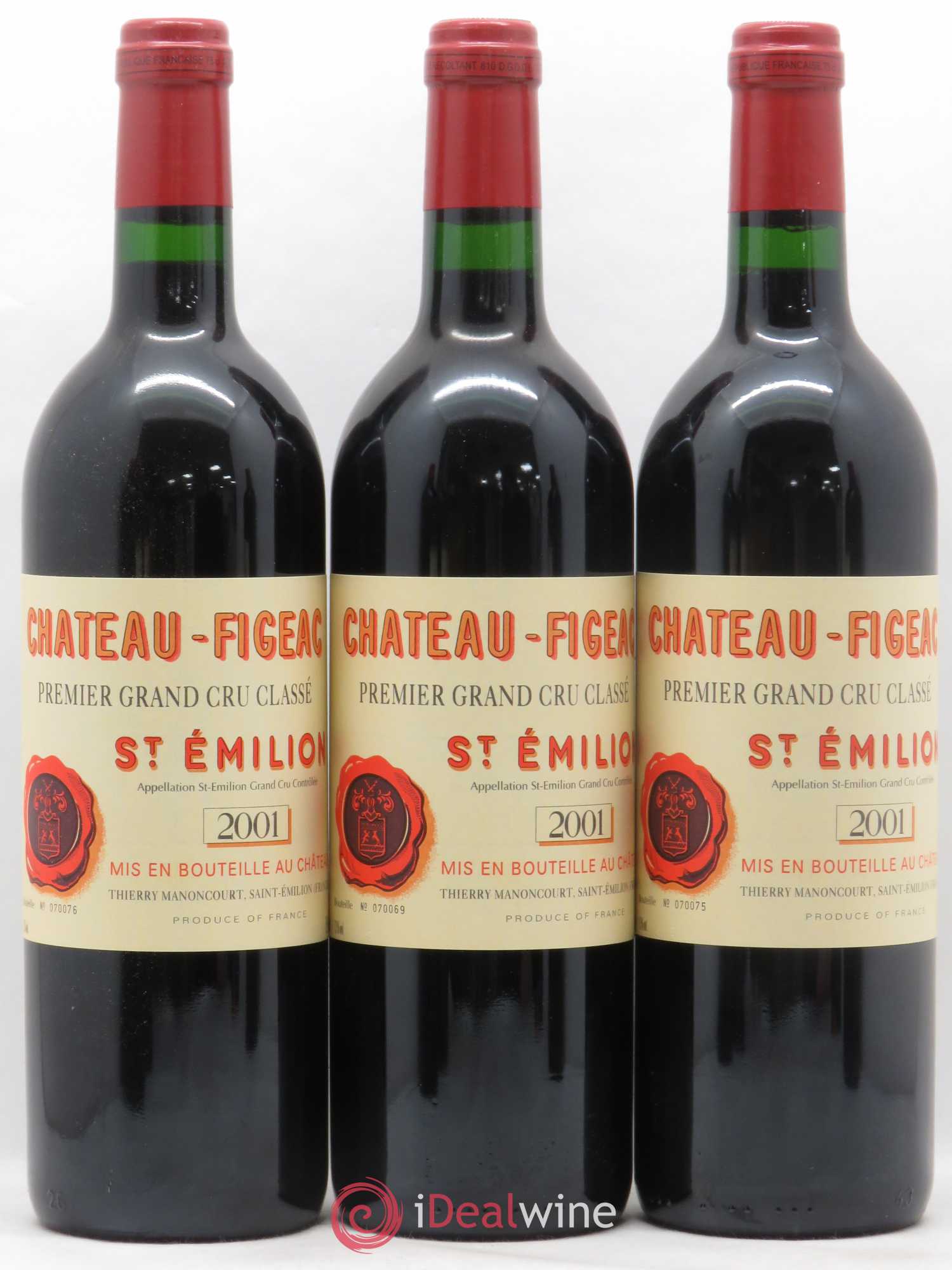 Château Figeac 1er Grand Cru Classé A 2001 - Lot de 6 bouteilles - 2