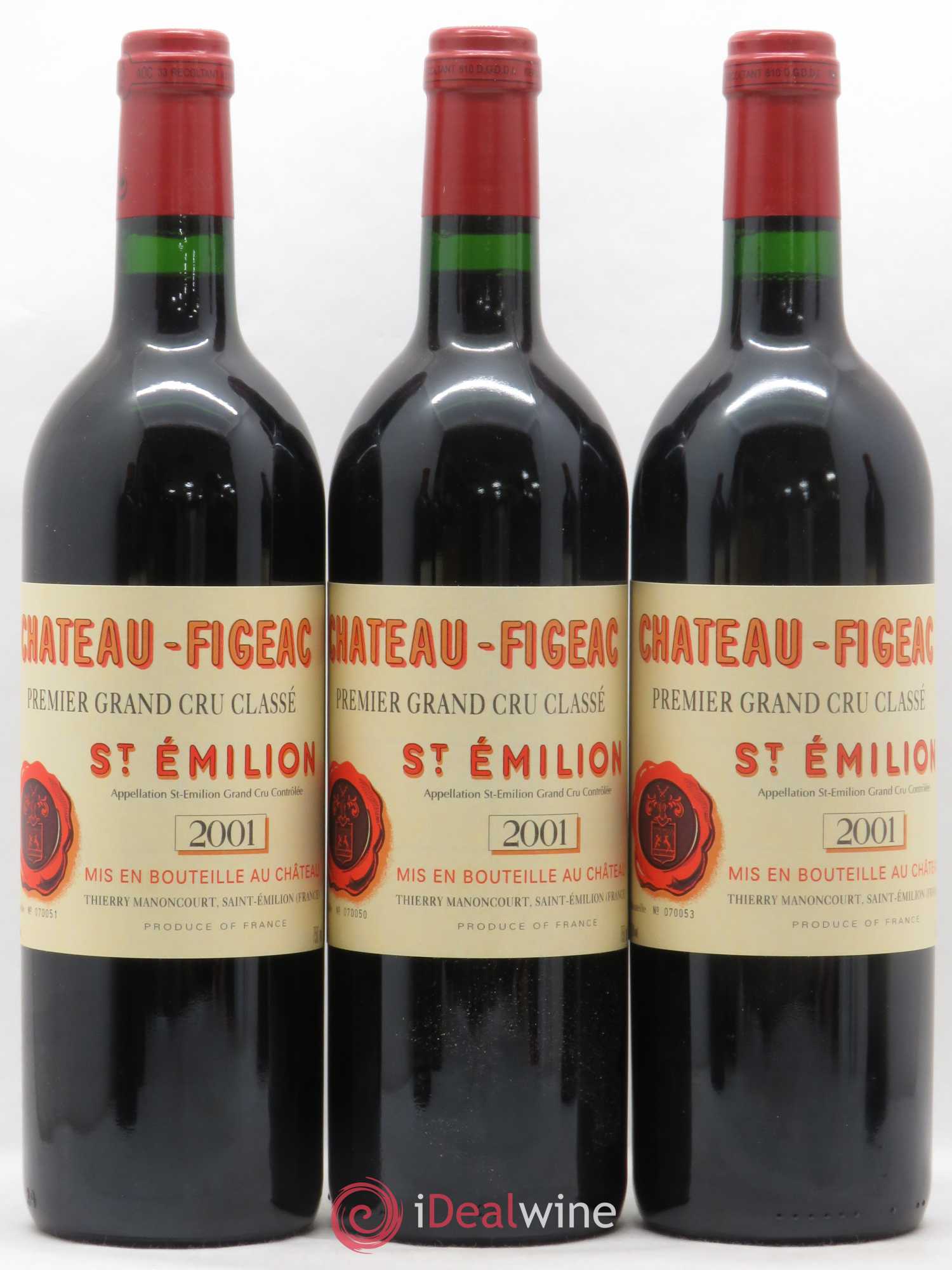 Château Figeac 1er Grand Cru Classé A 2001 - Lot de 6 bouteilles - 2
