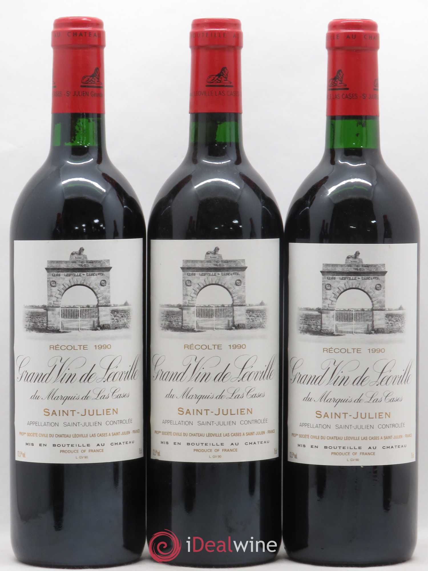 Château Léoville Las Cases 2ème Grand Cru Classé 1990 - Lotto di 6 bottiglie - 2