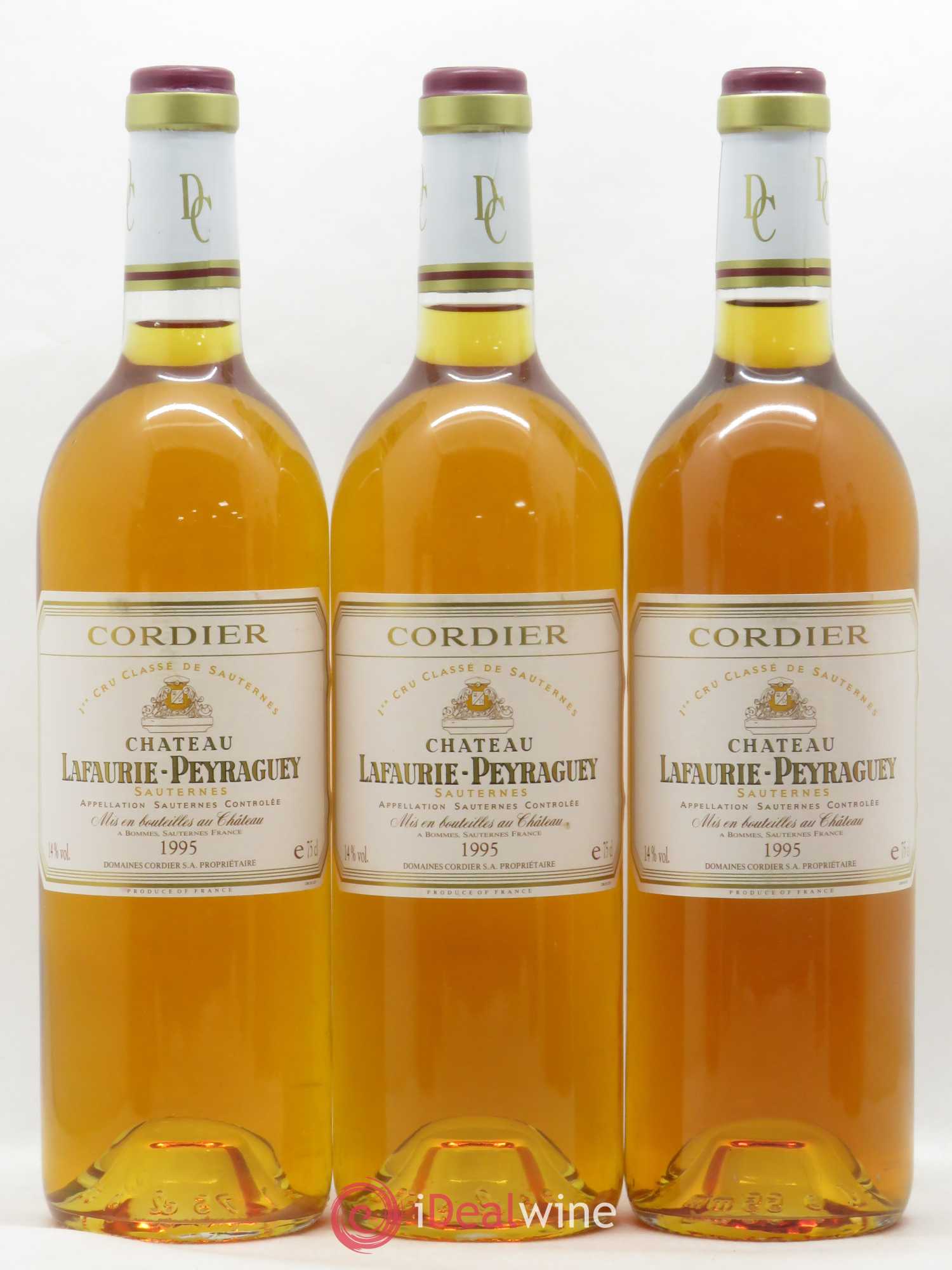 Château Lafaurie-Peyraguey 1er Grand Cru Classé 1995 - Lotto di 6 bottiglie - 1