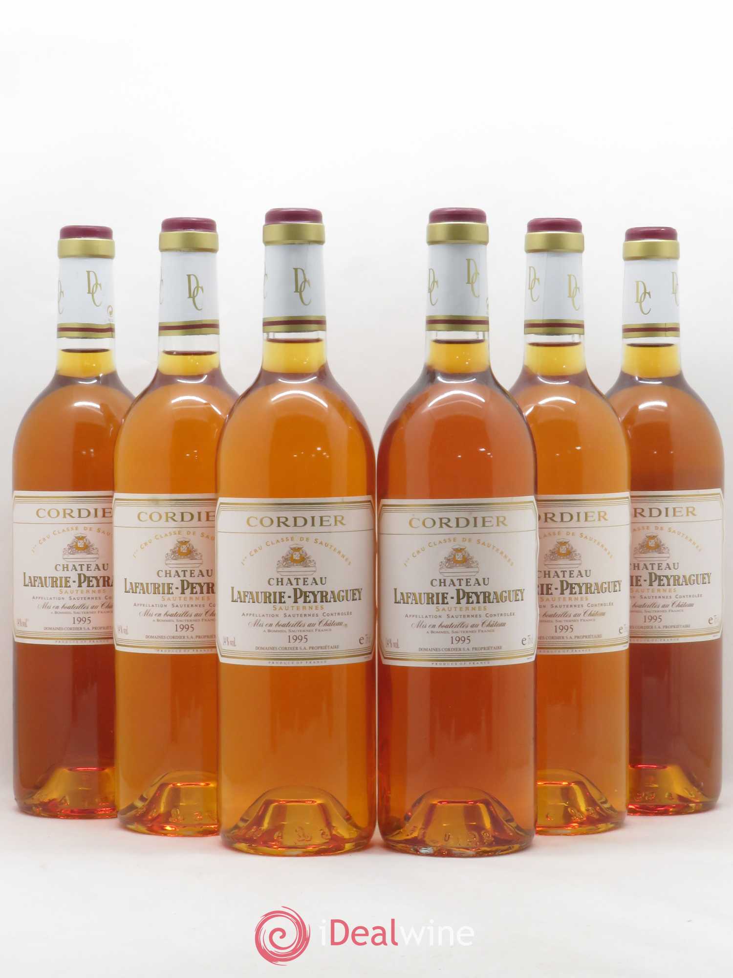 Château Lafaurie-Peyraguey 1er Grand Cru Classé 1995 - Lotto di 6 bottiglie - 0