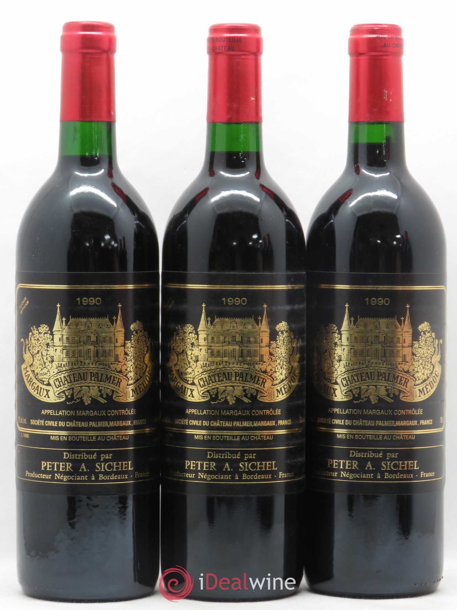 Château Palmer 3ème Grand Cru Classé 1990 - Lot de 6 bouteilles - 1