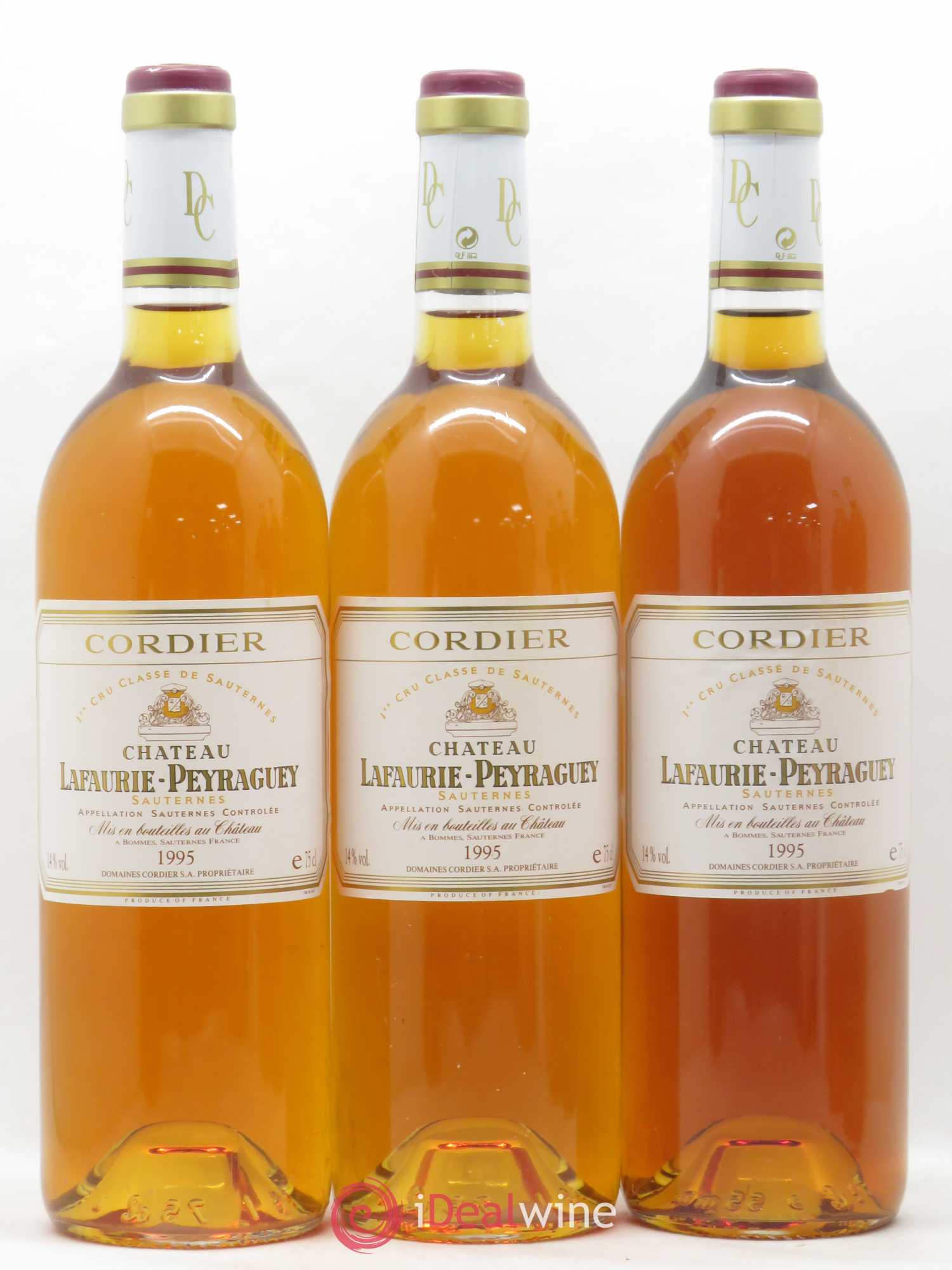 Château Lafaurie-Peyraguey 1er Grand Cru Classé 1995 - Lotto di 6 bottiglie - 1